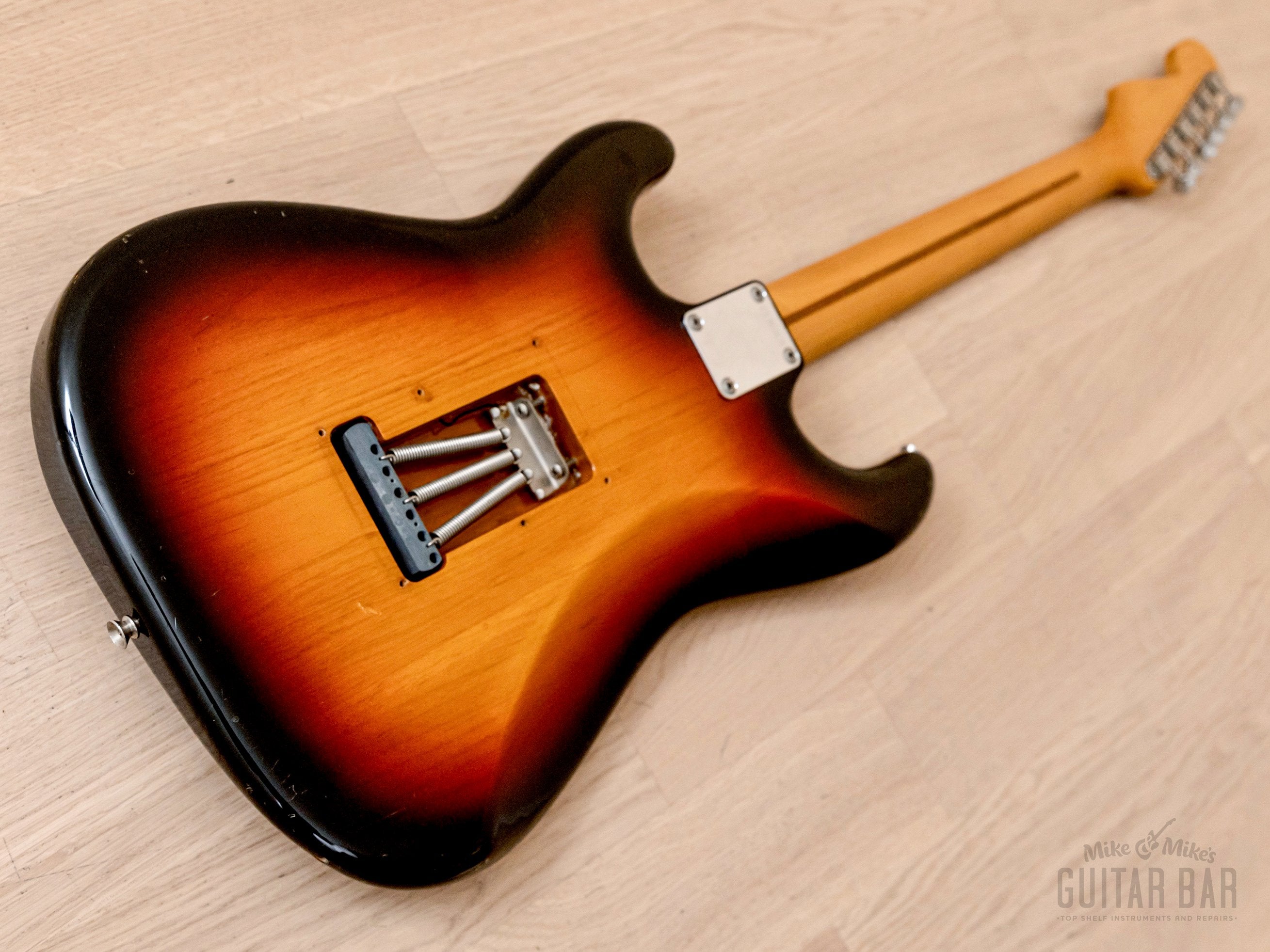 1980s Fender Stratocaster Partscaster ST57 & ST62 Sunburst w/ USA Pickups, Japan MIJ Fujigen