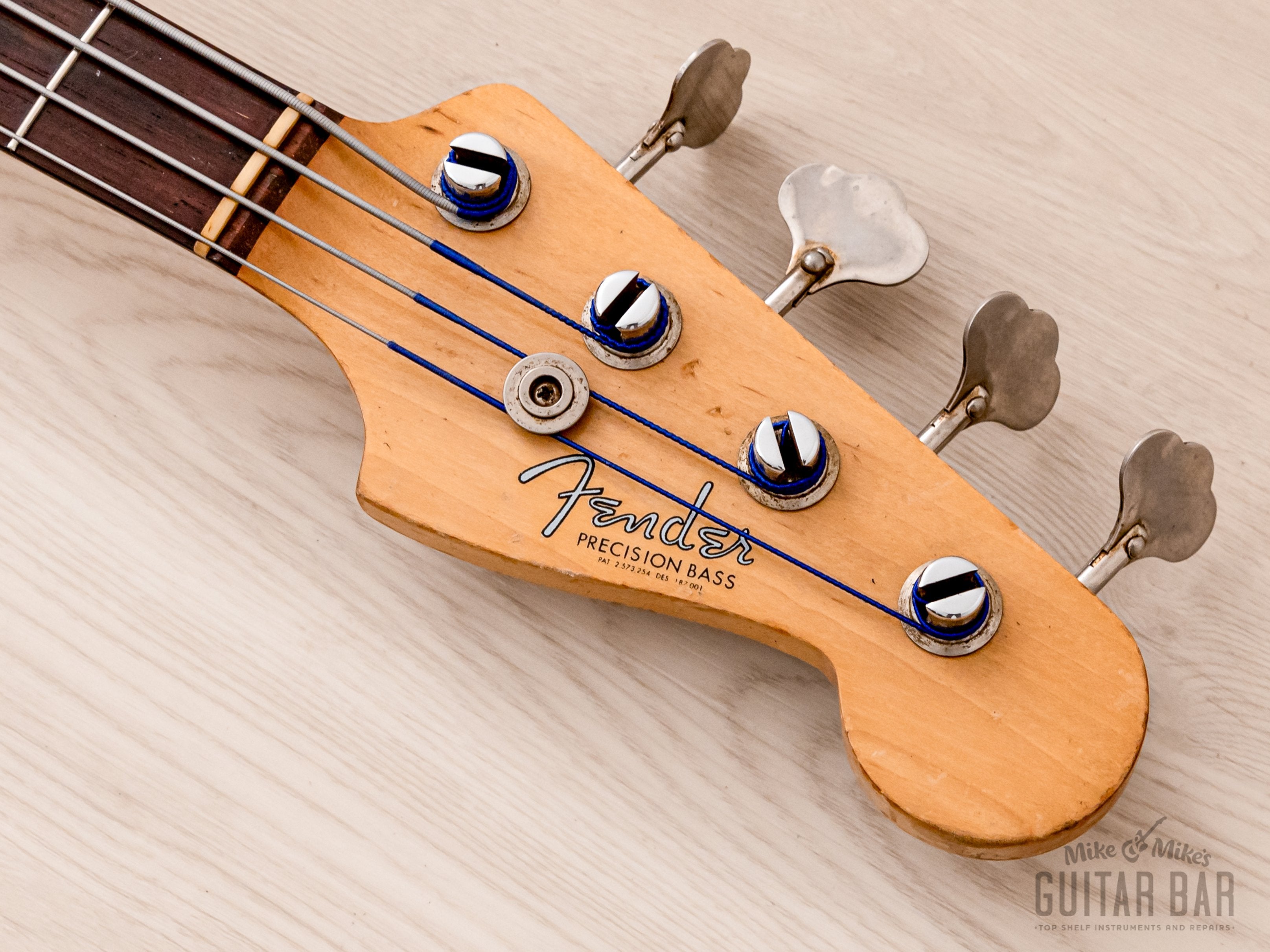 1964 Fender Precision Bass Pre-CBS Vintage Bass Sherwood Green (Riggio) w/ Paperwork, Case