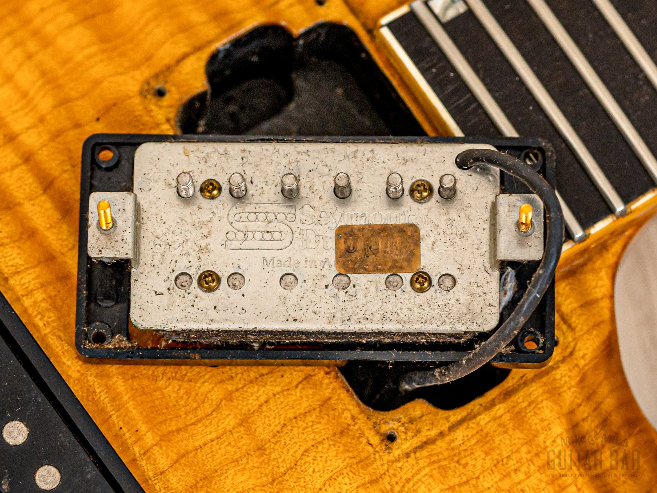 1992 ESP Horizon-Custom-FM HH Superstrat Flame Top Natural w/ Floyd Ro