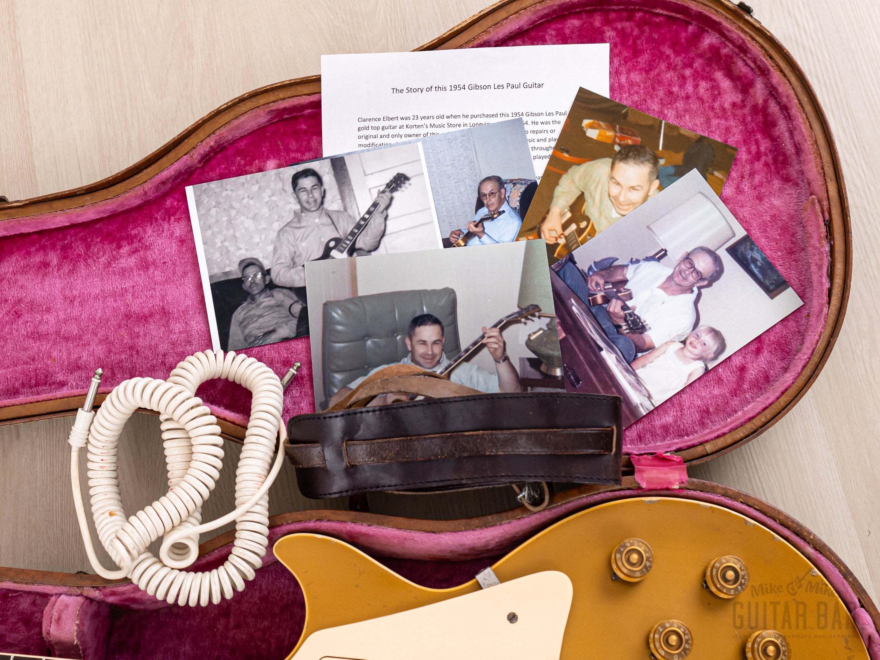 1954 Gibson Les Paul Standard Goldtop Vintage Guitar 