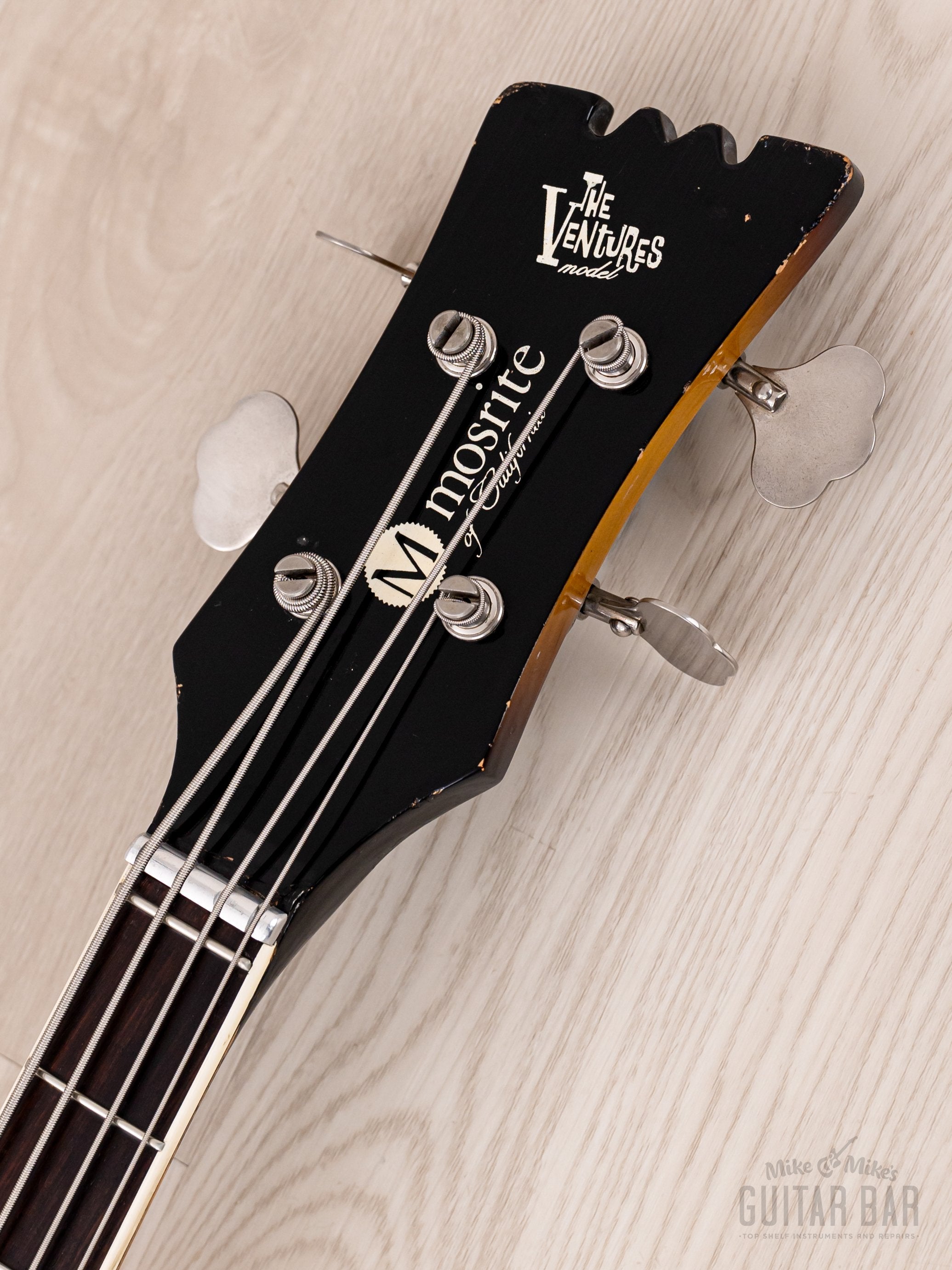 1965 Mosrite Ventures Model Vintage Short Scale Bass Sunburst
