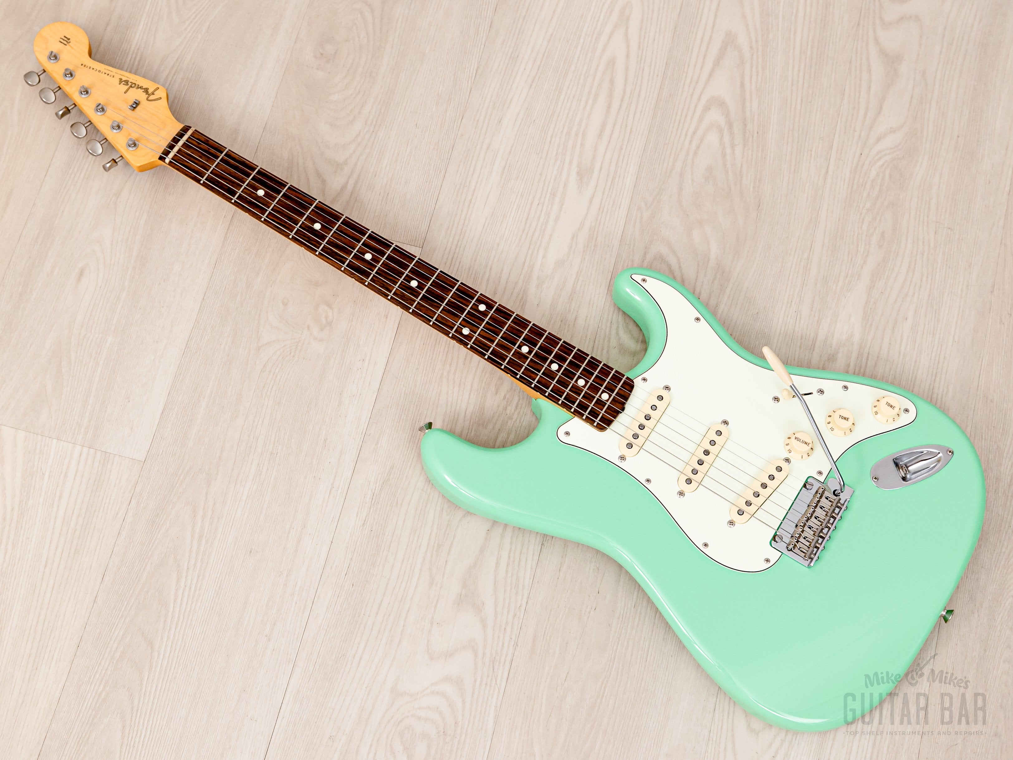 2020 Fender Hybrid '60s Stratocaster FSR Surf Green w/ USA Pickups, Japan MIJ