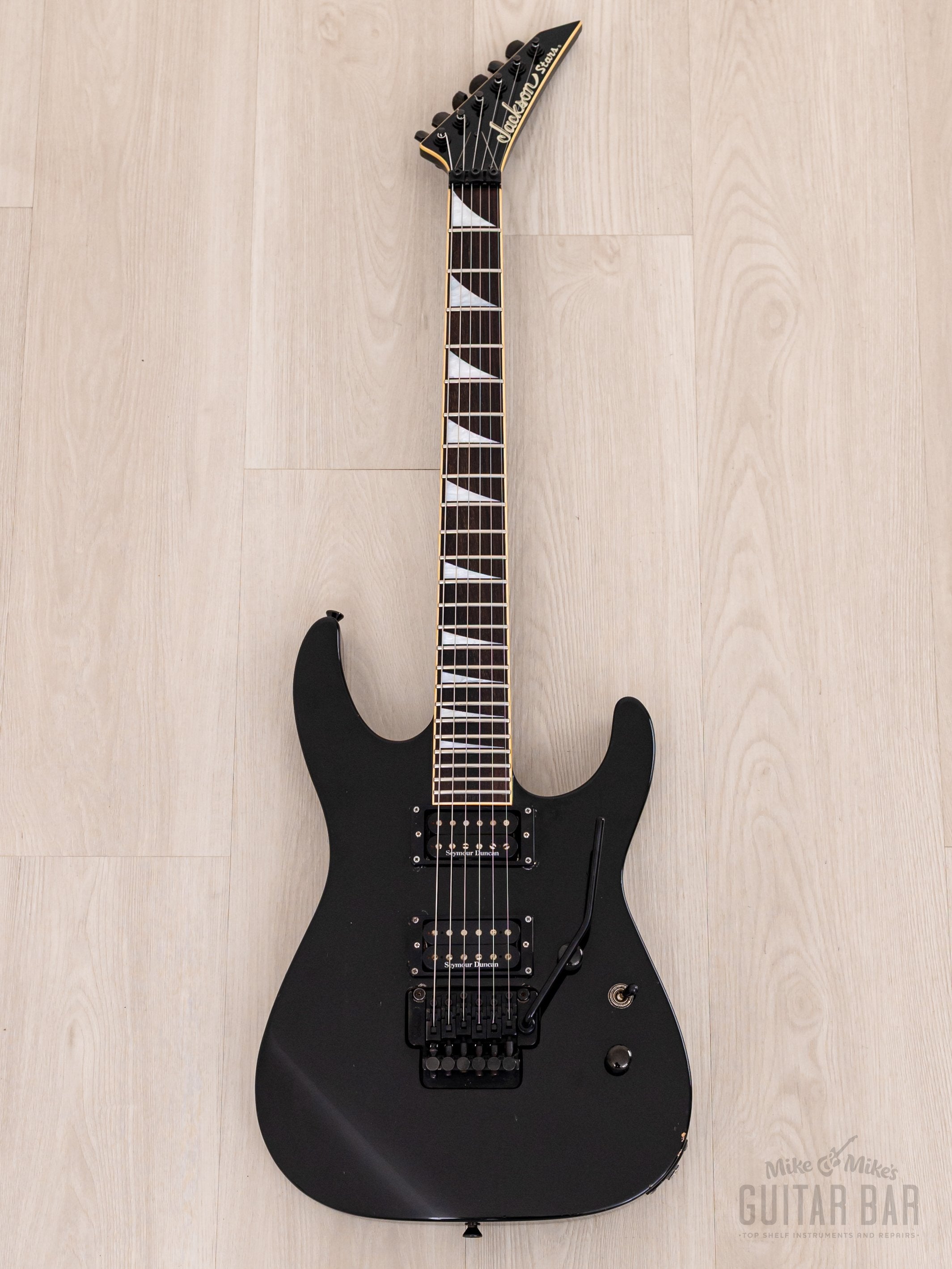 2002 Jackson Stars Soloist SL-J2 Neck Through Guitar Black w/ Seymour Duncan, Floyd Rose & Case