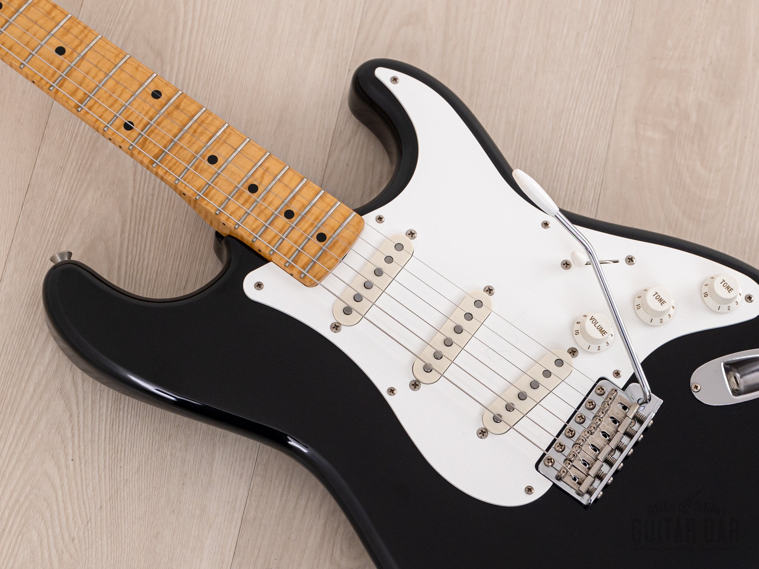 1994 Fender Stratocaster ‘57 Vintage Reissue 40th Anniversary ST57-65AS Foto Flame Black, Japan MIJ