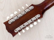 1965 Gibson B-45-12 headstock back, Kluson Deluxe double-line tuners
