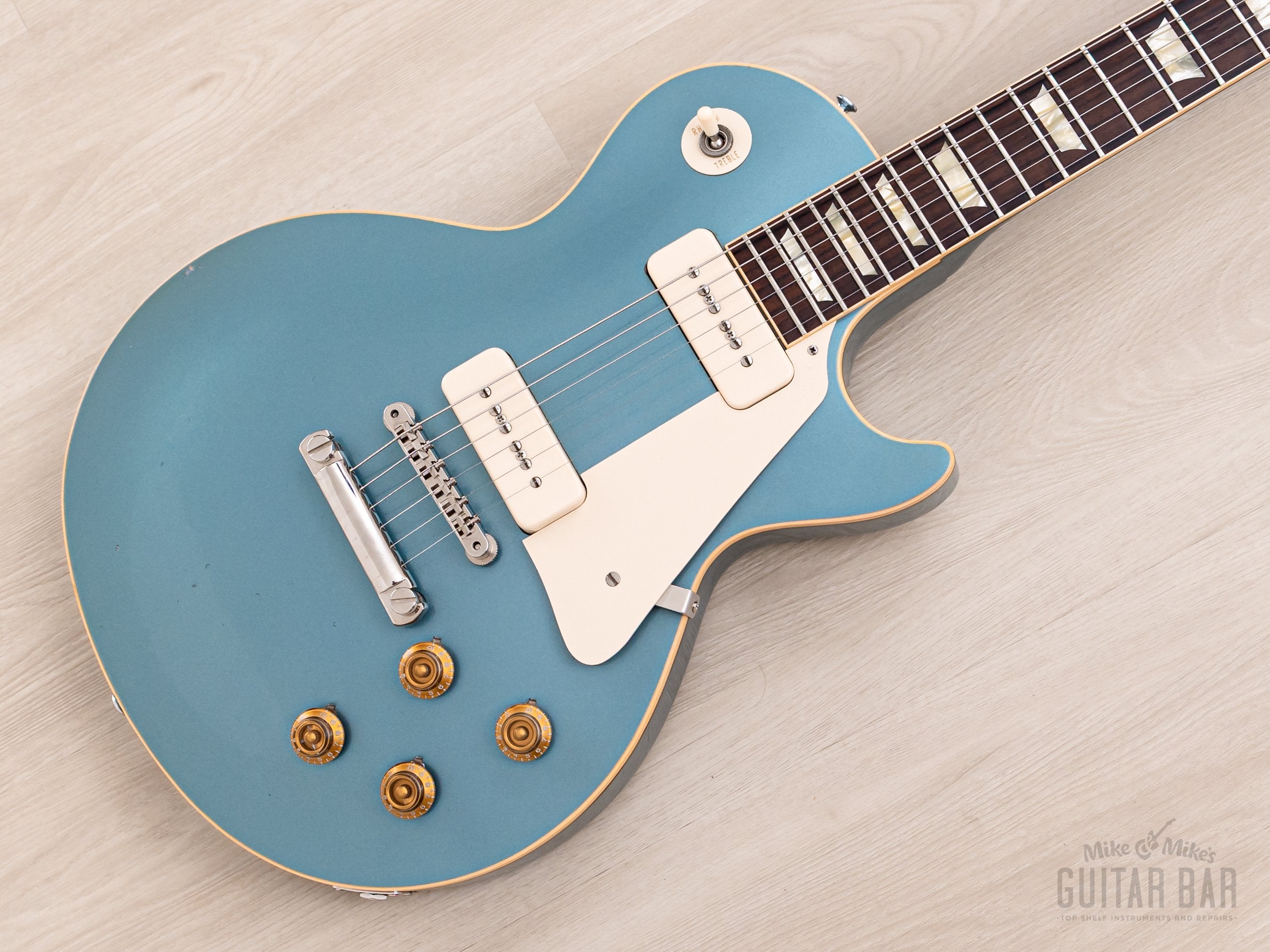 2012 Gibson Custom Shop Historic 1956 Les Paul Standard Pelham Blue R6 w/ Case, COA, Tags