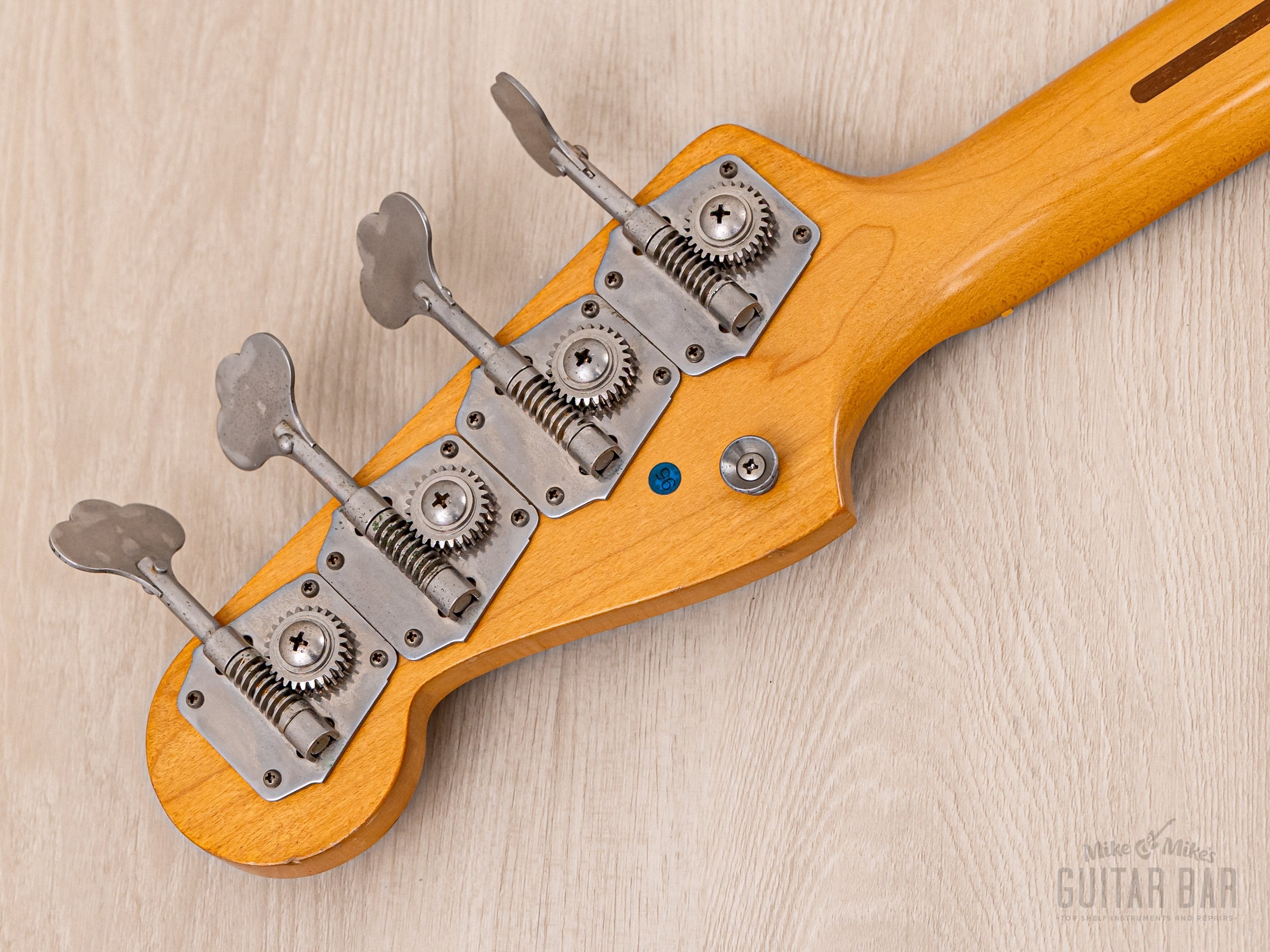 1982 Fender JV Precision Bass '57 Vintage Reissue PB57-95 Sunburst Lacquer w/ Fullerton USA Pickup, Japan MIJ Fujigen