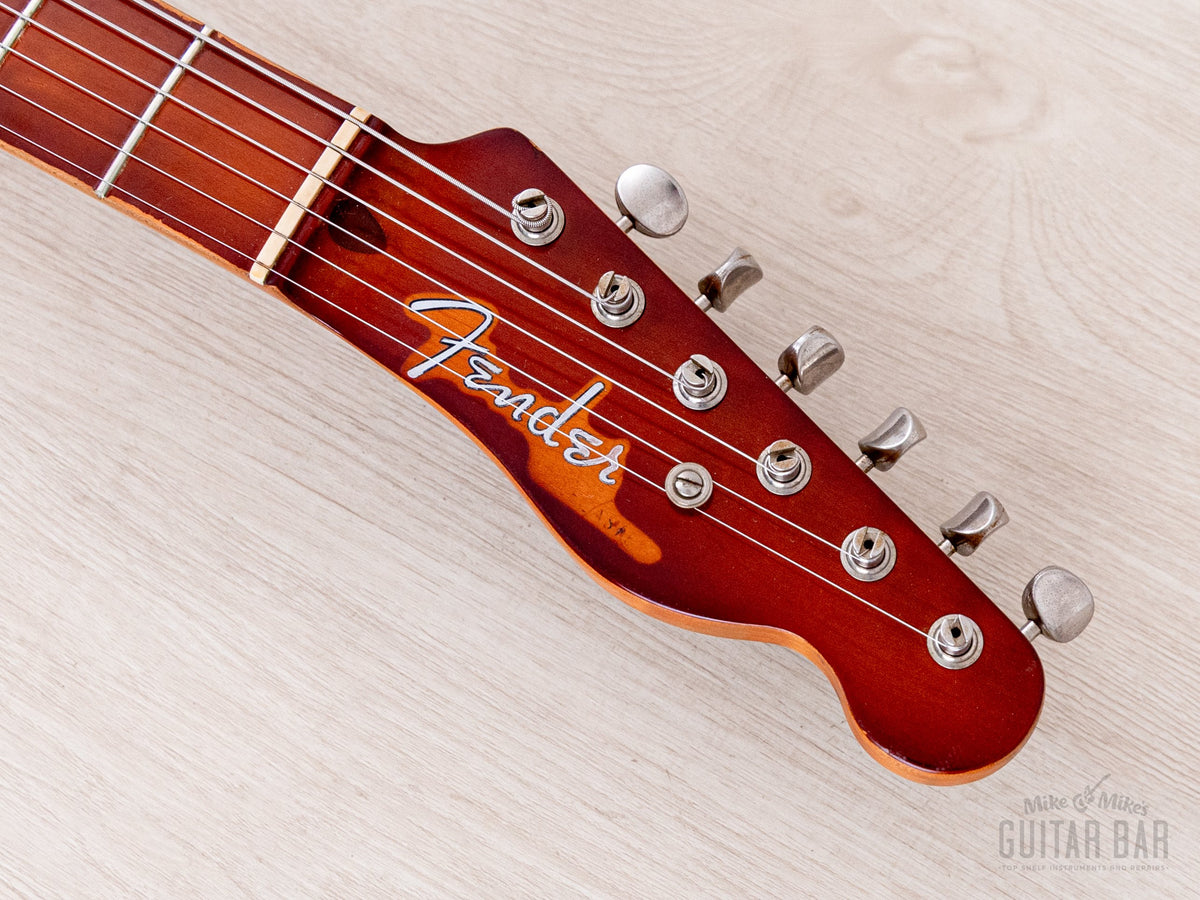 1996 Fender AV '52 Telecaster headstock front with Fender logo