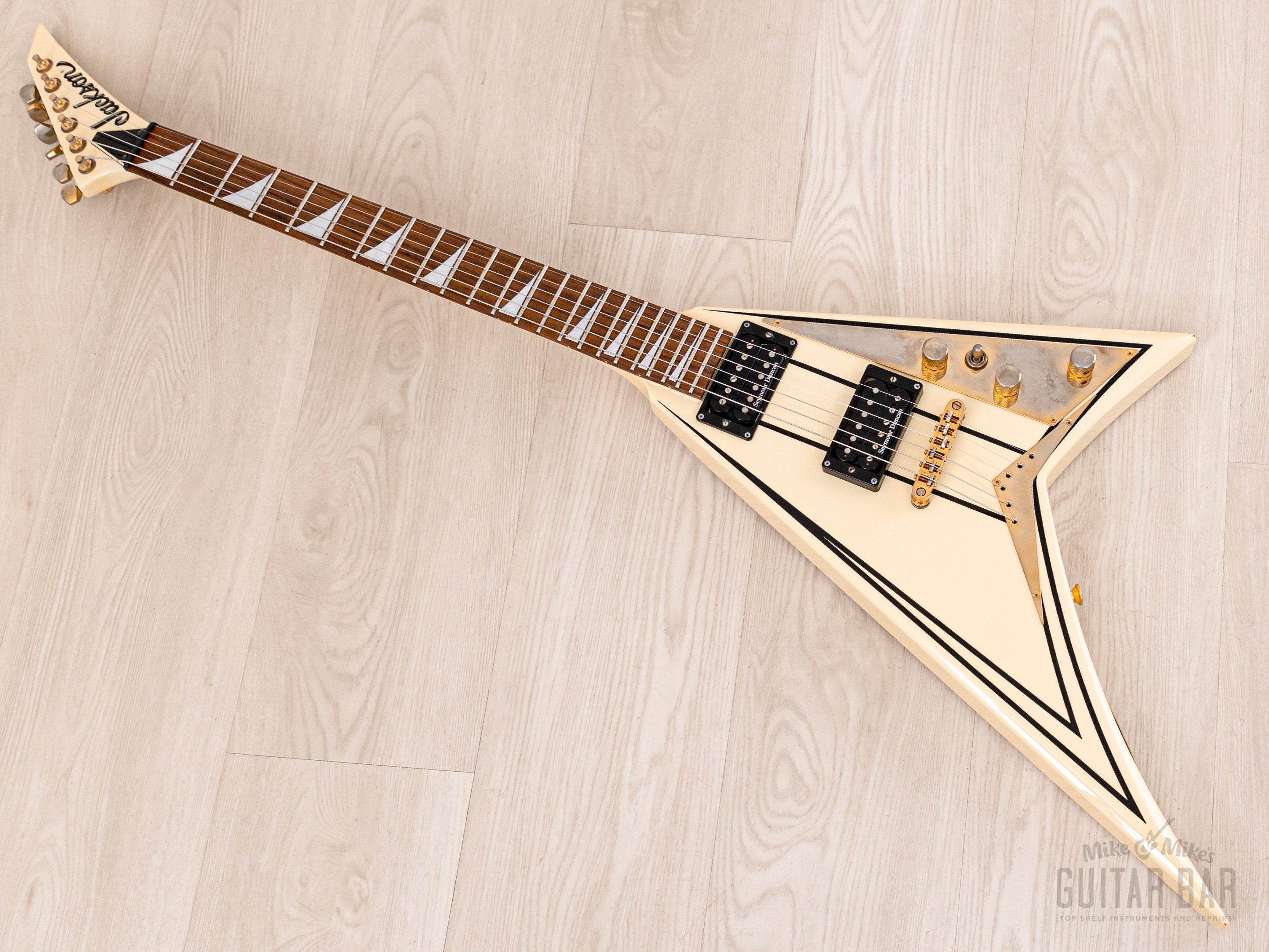 2008 Jackson Pro Series RR5 Randy Rhoads Ivory w/ Seymour Duncan & Case, Japan