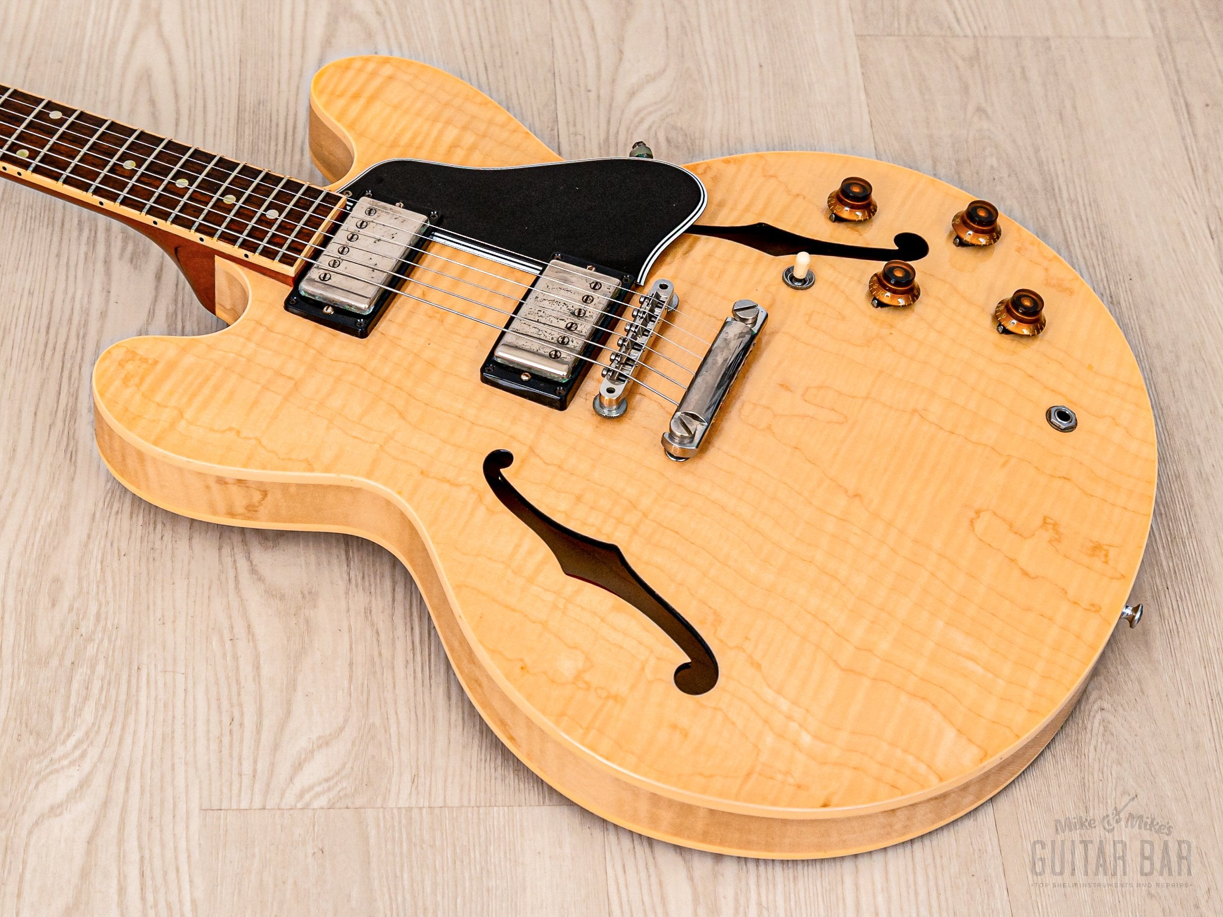 2005 Gibson Memphis ES-335 Dot Antique Natural, 100% Original & Near Mint w/ 57 Classic PAFs, Case