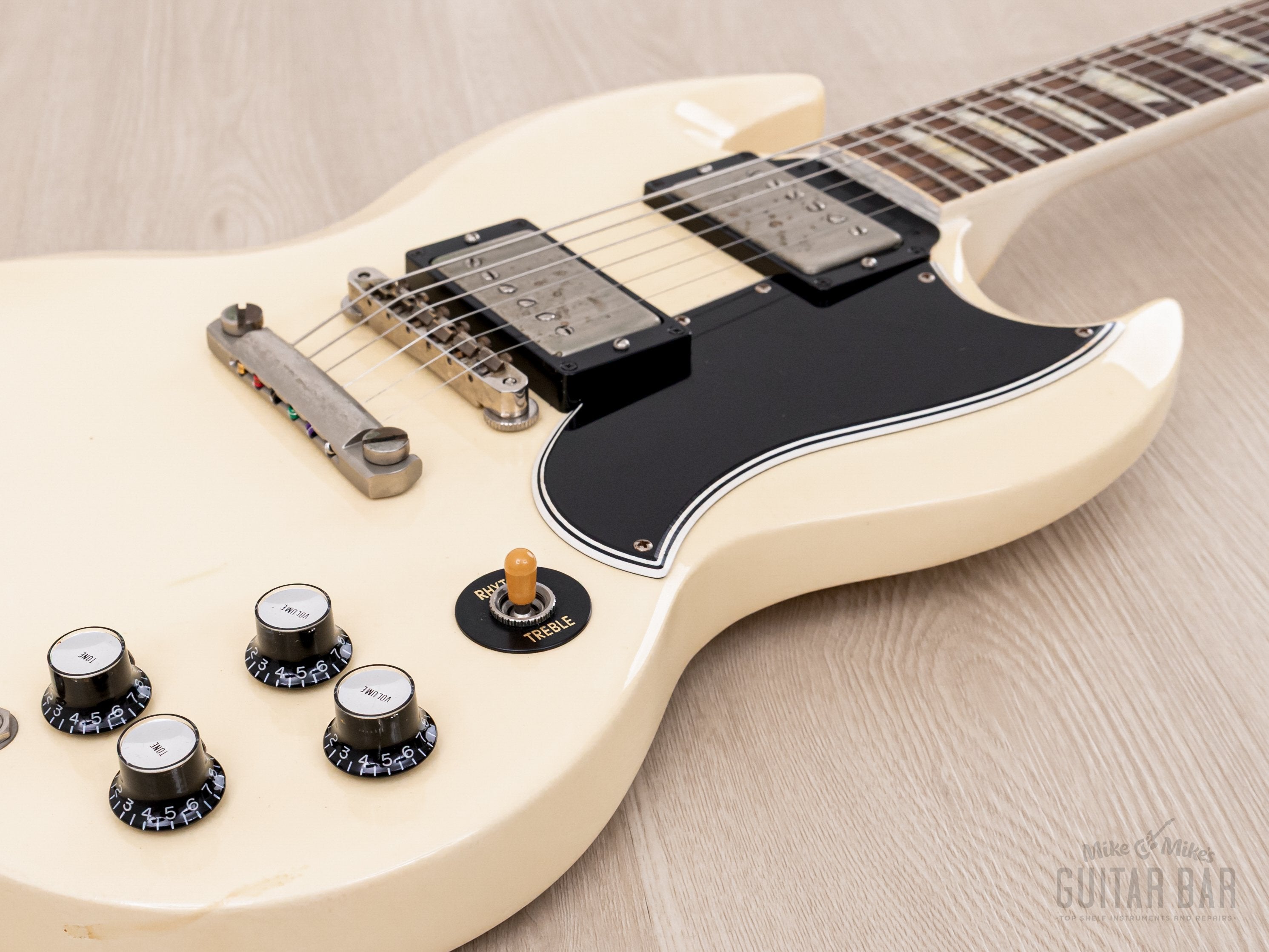 2014 Gibson Custom Shop Historic ‘61 Les Paul SG Standard VOS Polaris White w/ CustomBucker PAFs, COA, Case & Tags