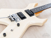 Body close-up with two humbuckers and Floyd Rose tremolo