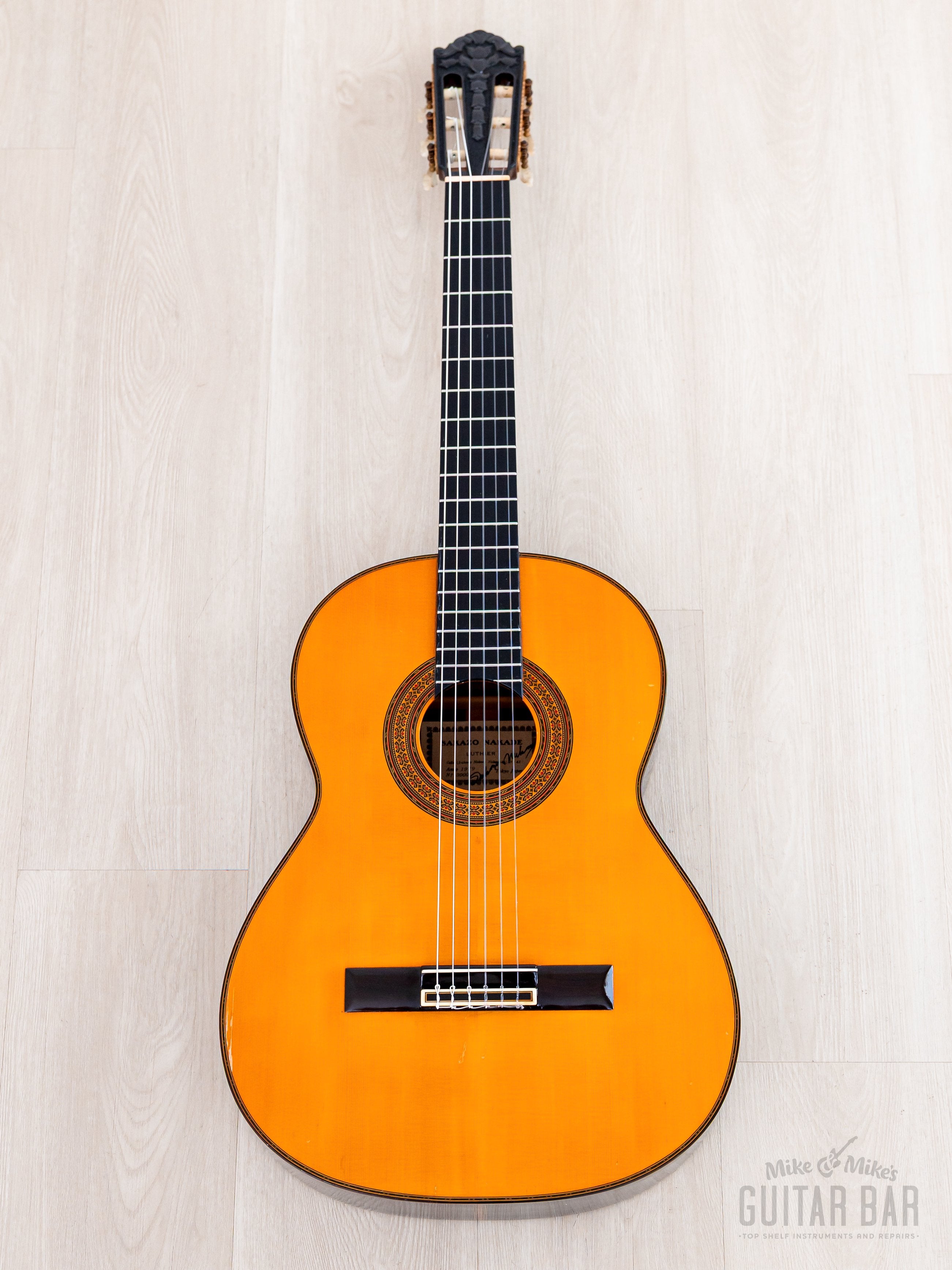 1979 Sakazo Nakade No. 3000 Vintage Classical Guitar, Spruce + Brazili