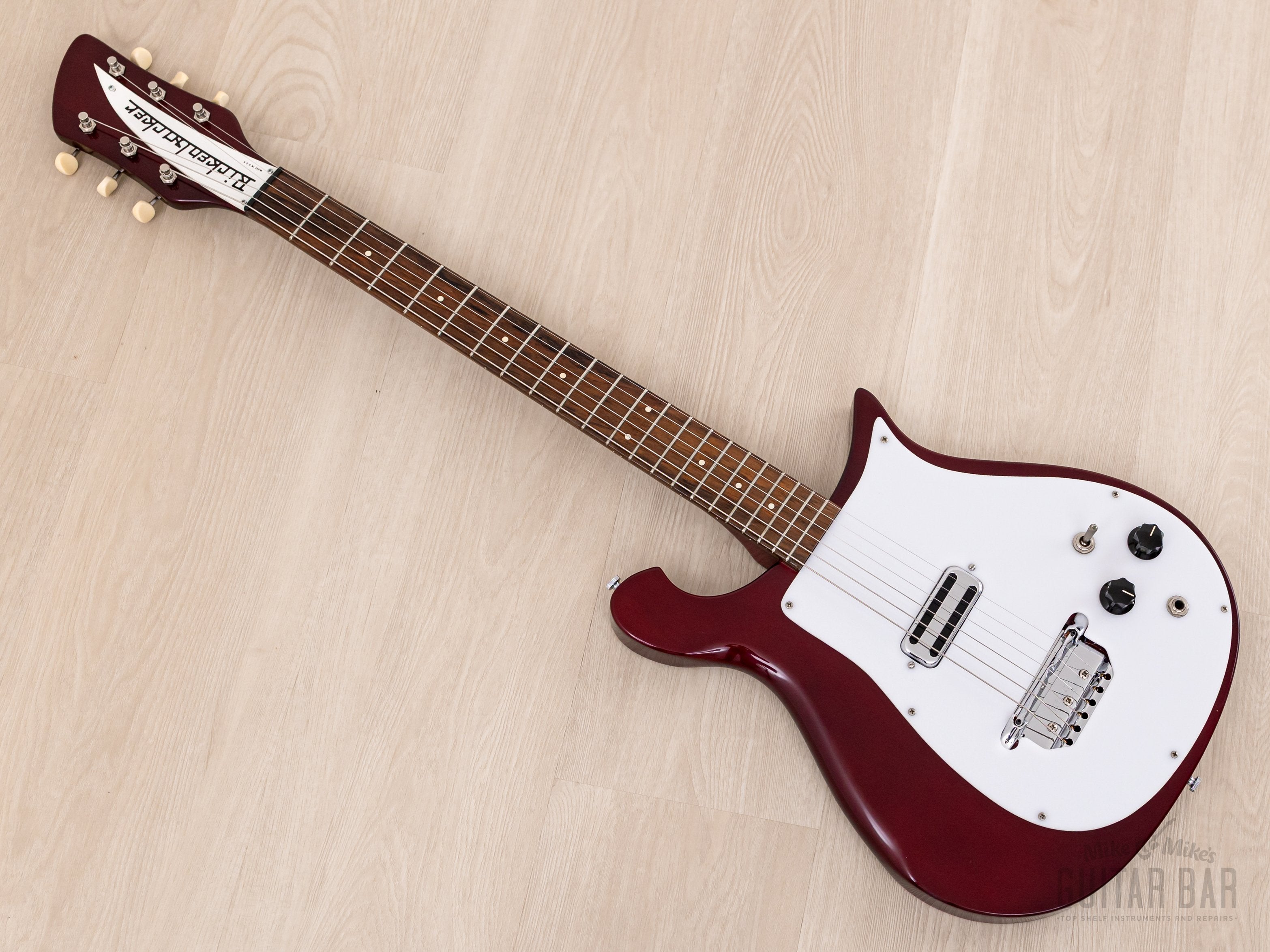 1999 Rickenbacker 425V63 Limited Edition Vintage Reissue Burgundyglo w/ Toaster Top, Case