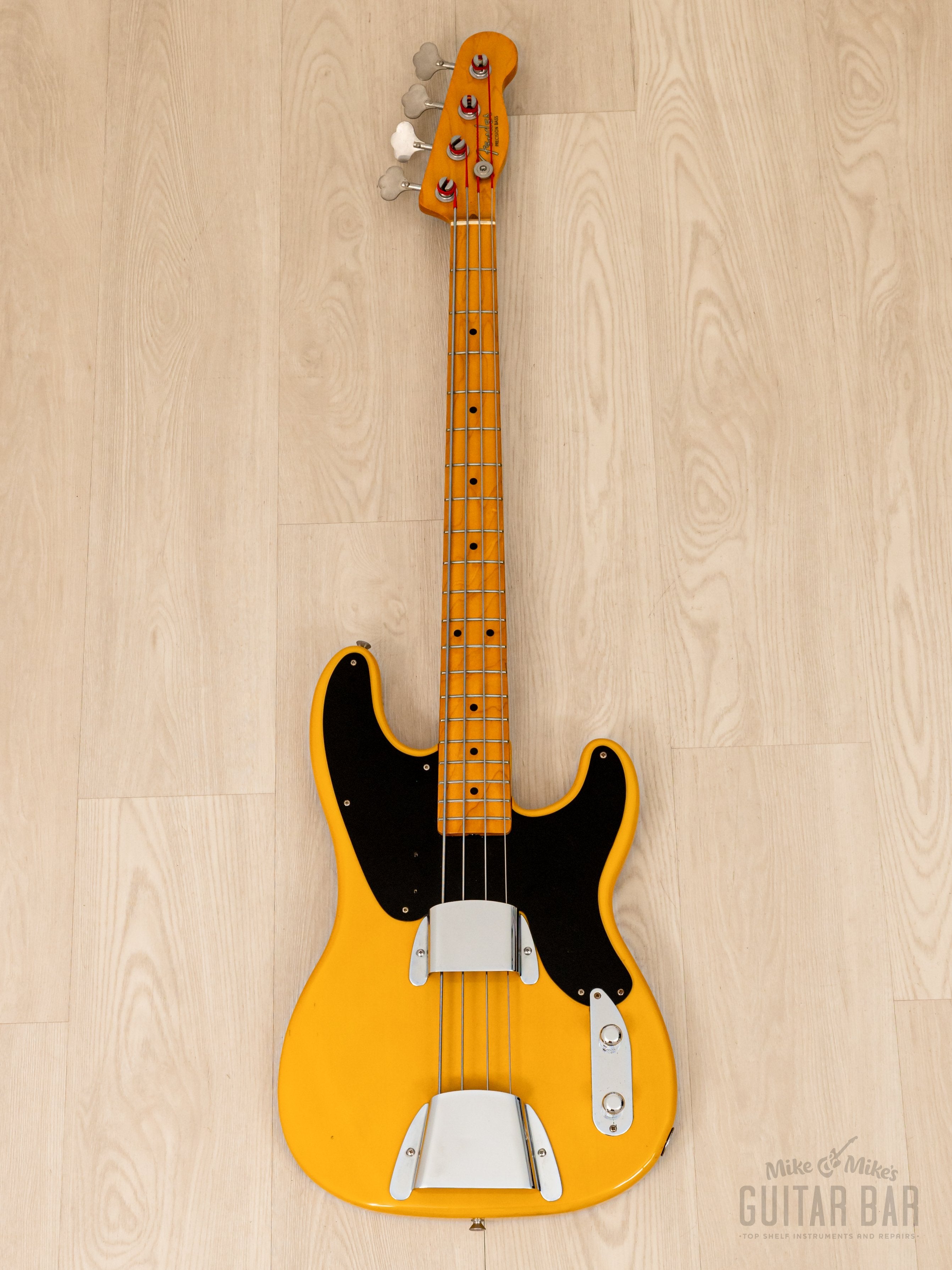 1988 Fender Precision Bass '54 Vintage Reissue OPB54-75, Butterscotch w/ JV  Serial, Japan MIJ Fujigen