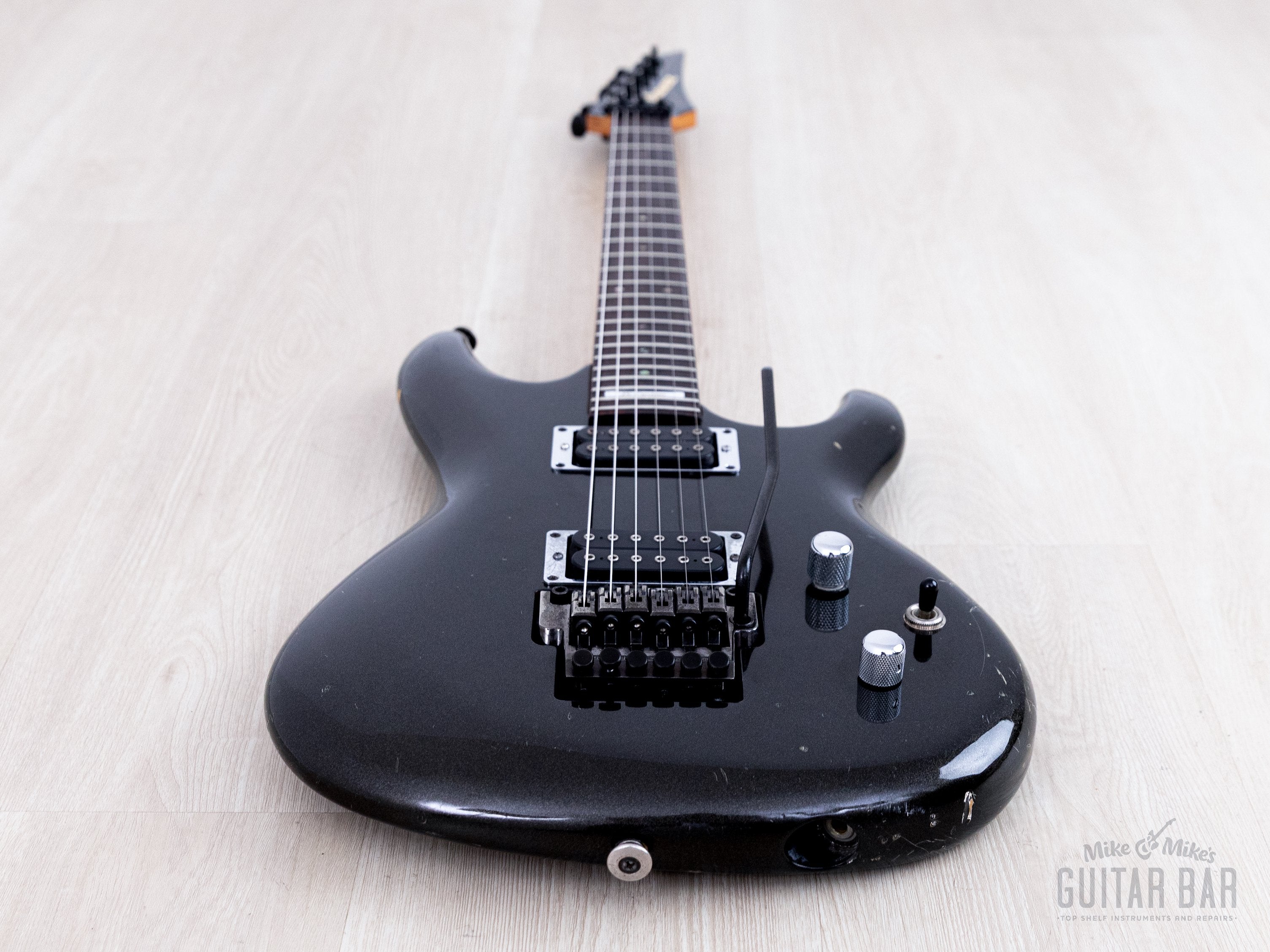 1997 Ibanez JS1000-BP Joe Satriani Signature Black Pearl HH w/ DiMarzi