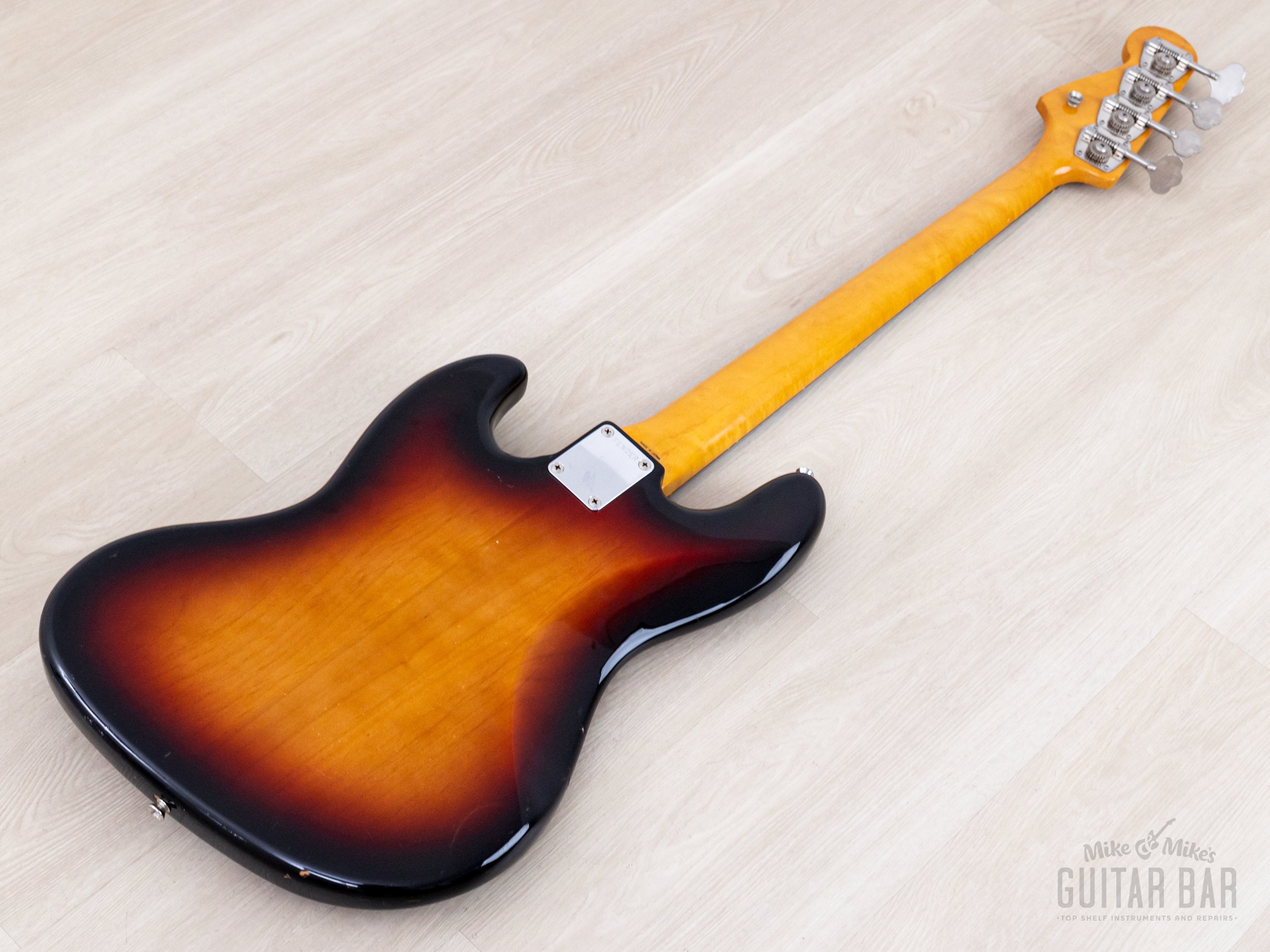 1989 Fender Jazz Bass '62 Vintage Reissue JB62-75 Sunburst 100% Origin