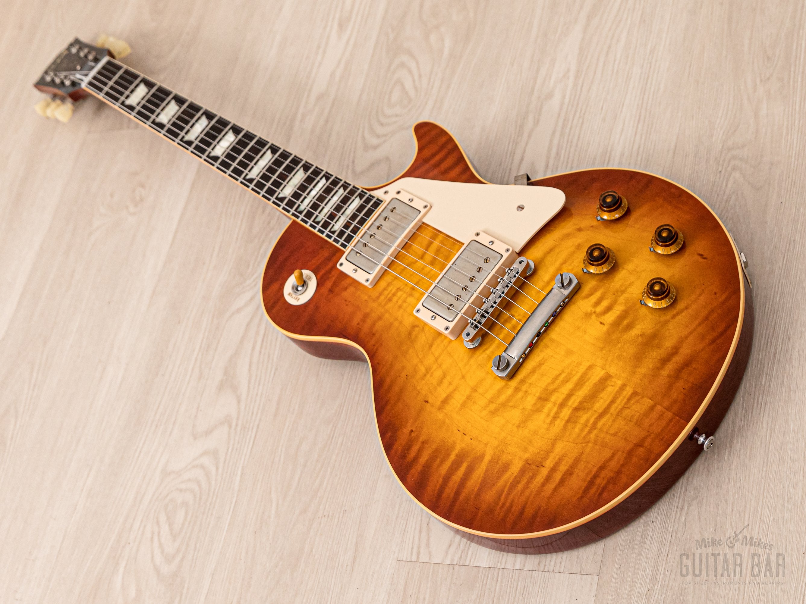 2013 Gibson Custom Shop Historic 1958 Les Paul Standard R8 Flame Top, Ice Tea Burst w/ Custombucker PAFs, COA & Case