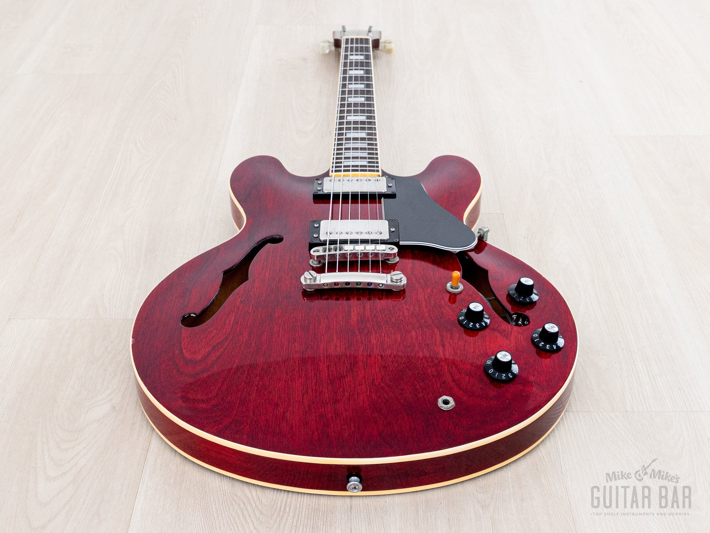 1979 Greco SA-550 Vintage ES Guitar Cherry, Near-Mint w/ Maxon U-1000