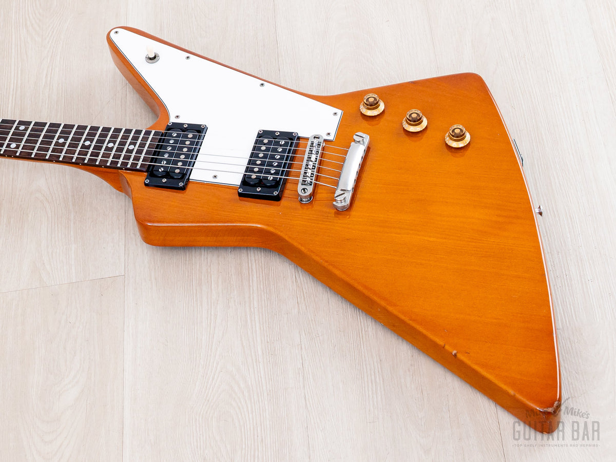 Greco EX800 body and neck, angled front
