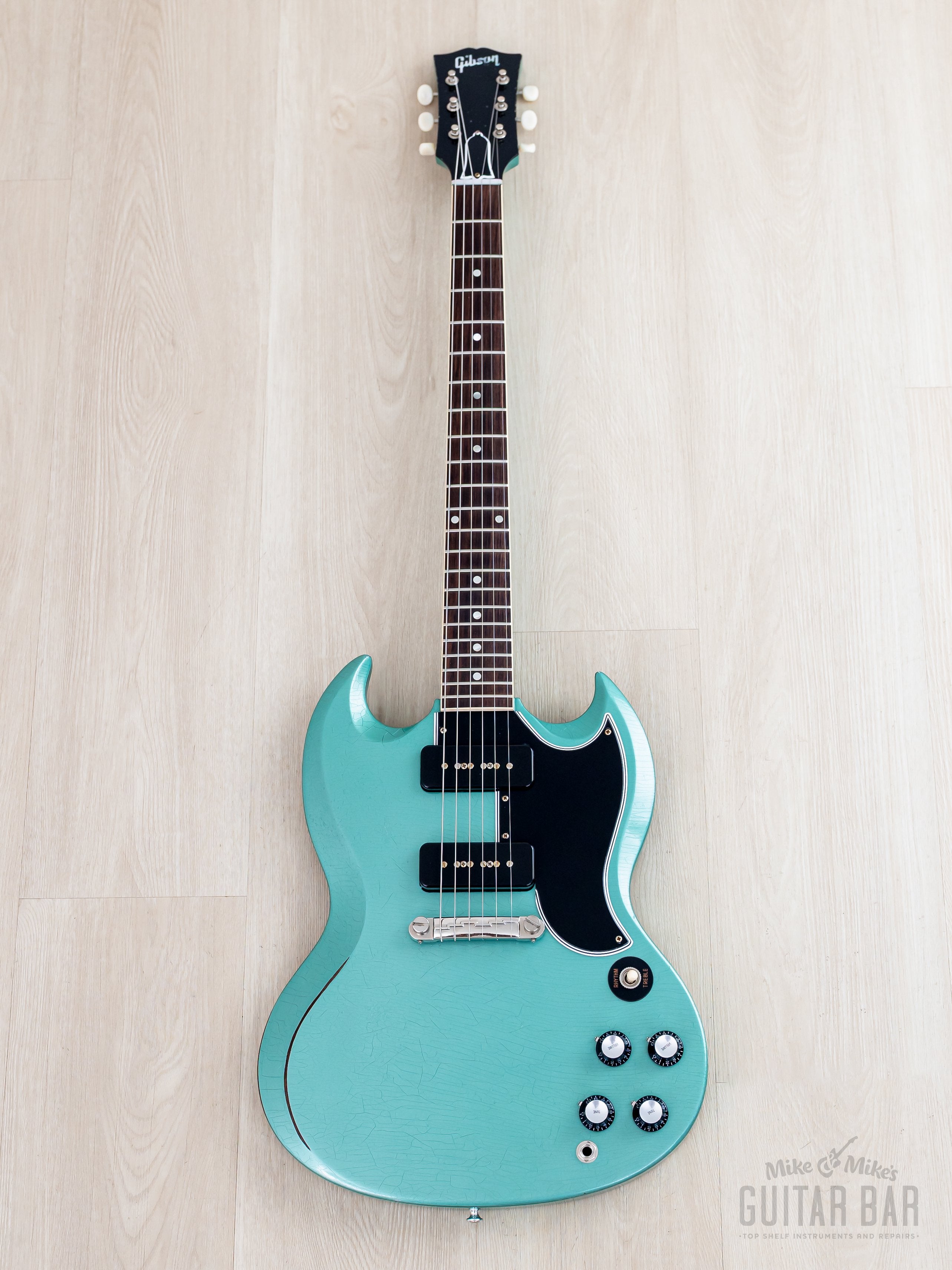 ギター Gibson Custom Shop Murphy Lab 1963 SG 2023 Gibson Custom Shop 1963 SG Special Murphy Lab Light Aged Invernes