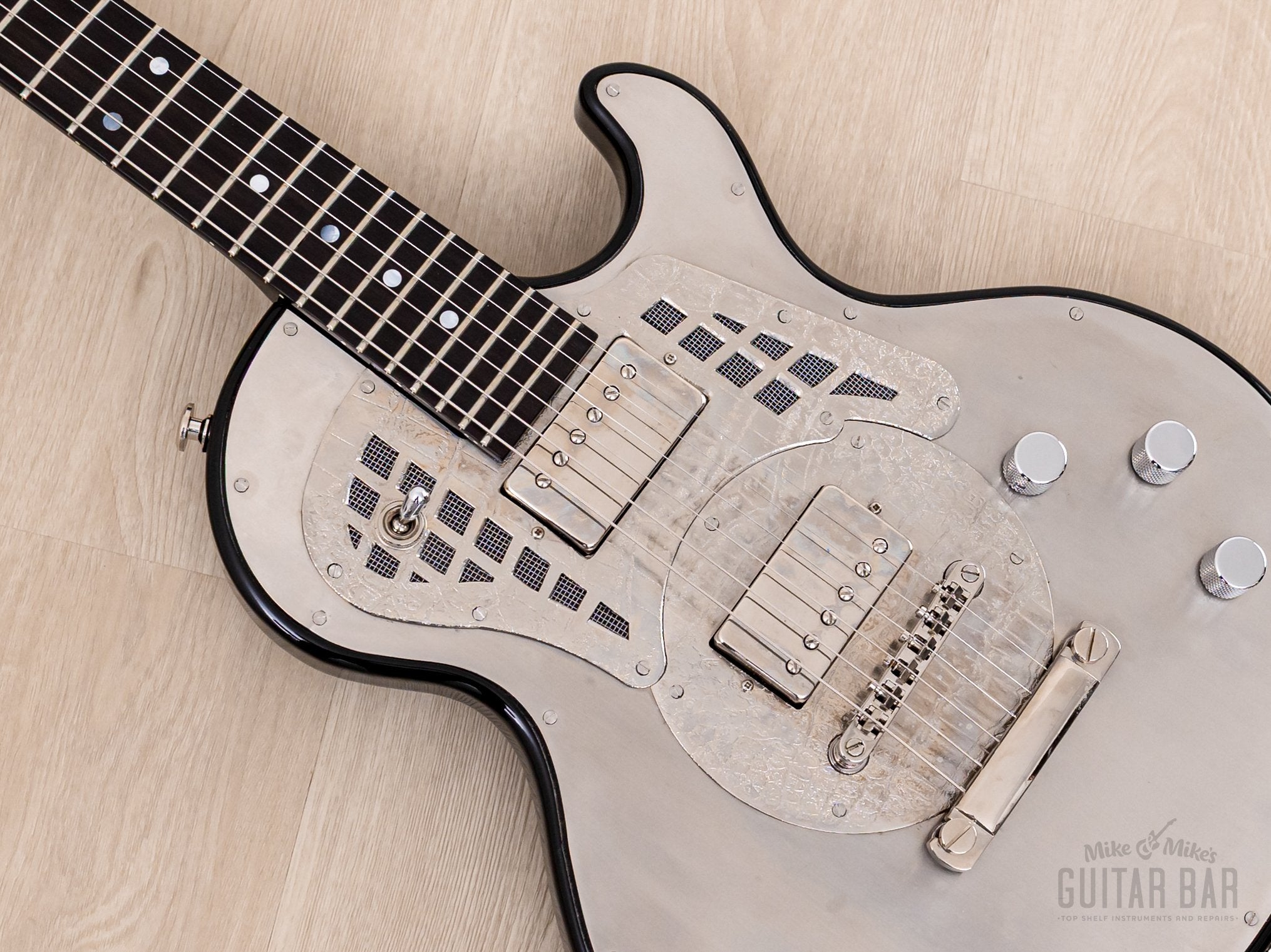 2003 James Trussart Brushed Steeltop One-Off, Harmonic Design Pickups & Custom Wiring w/ Case