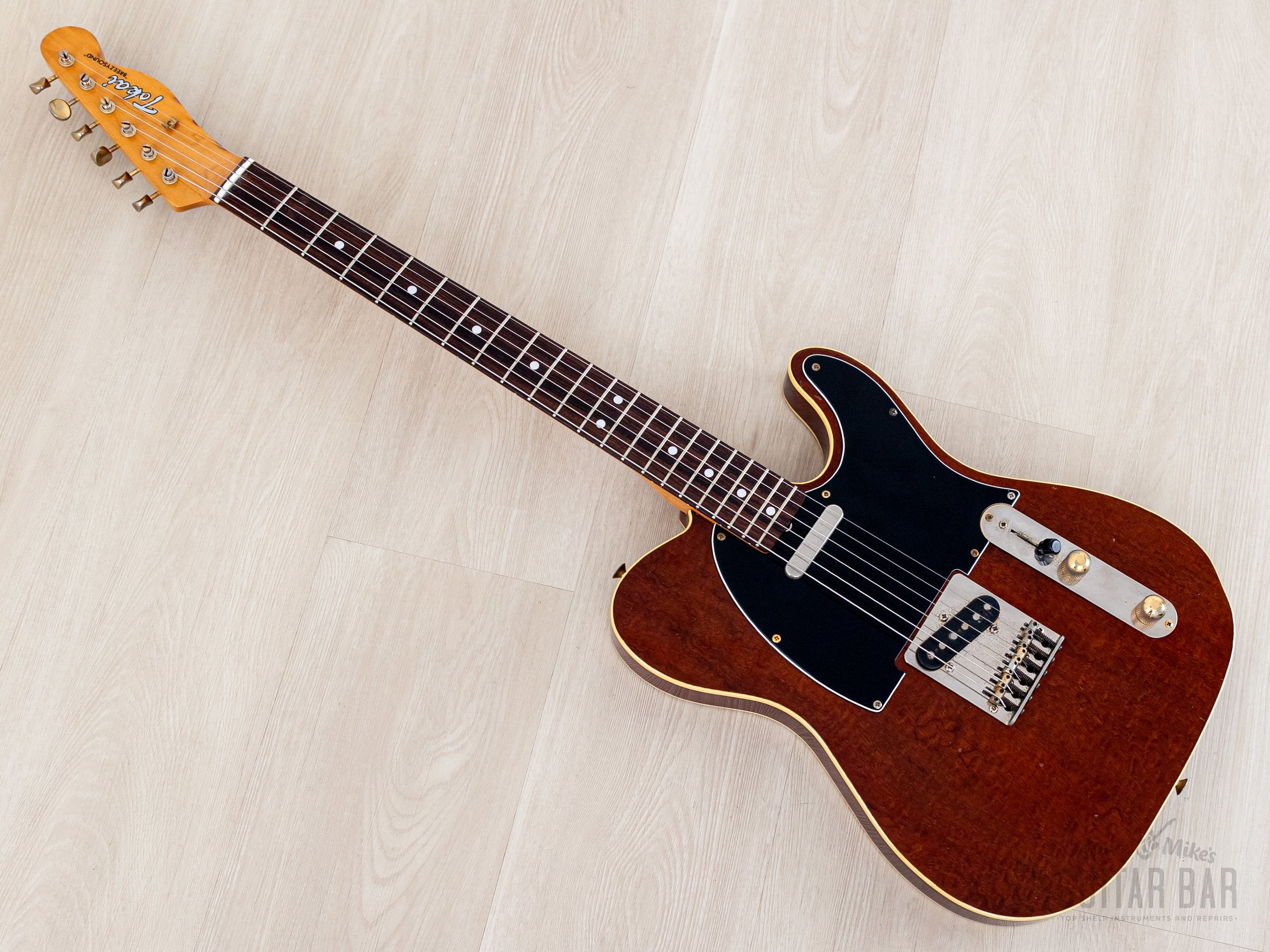 1984 Tokai Breezysound TTE60 TM T-Style Custom Vintage Guitar Tortoise