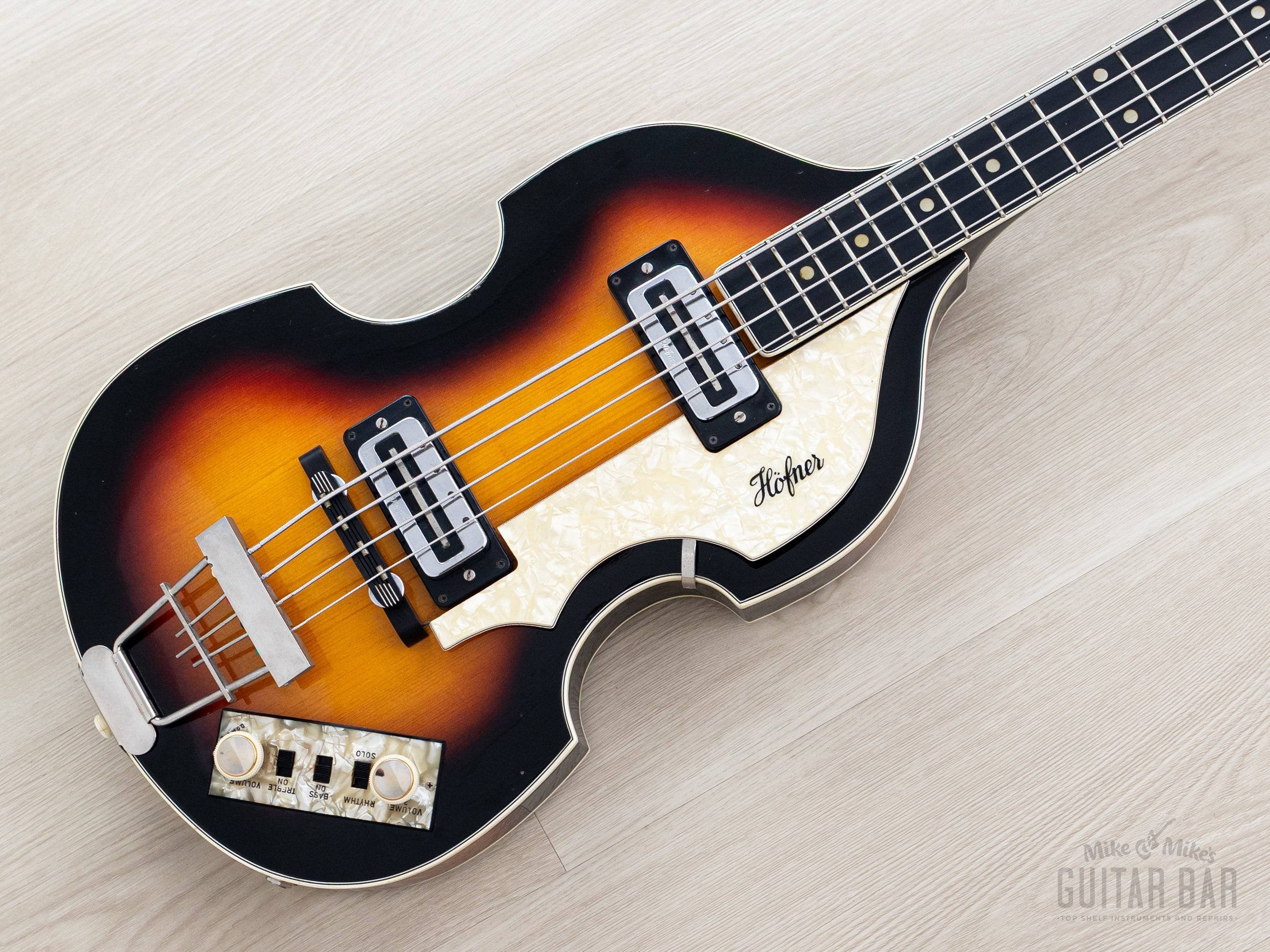 1966 Hofner 500/1 Beatle Bass Vintage Violin Bass Sunburst w/ Blade Pi