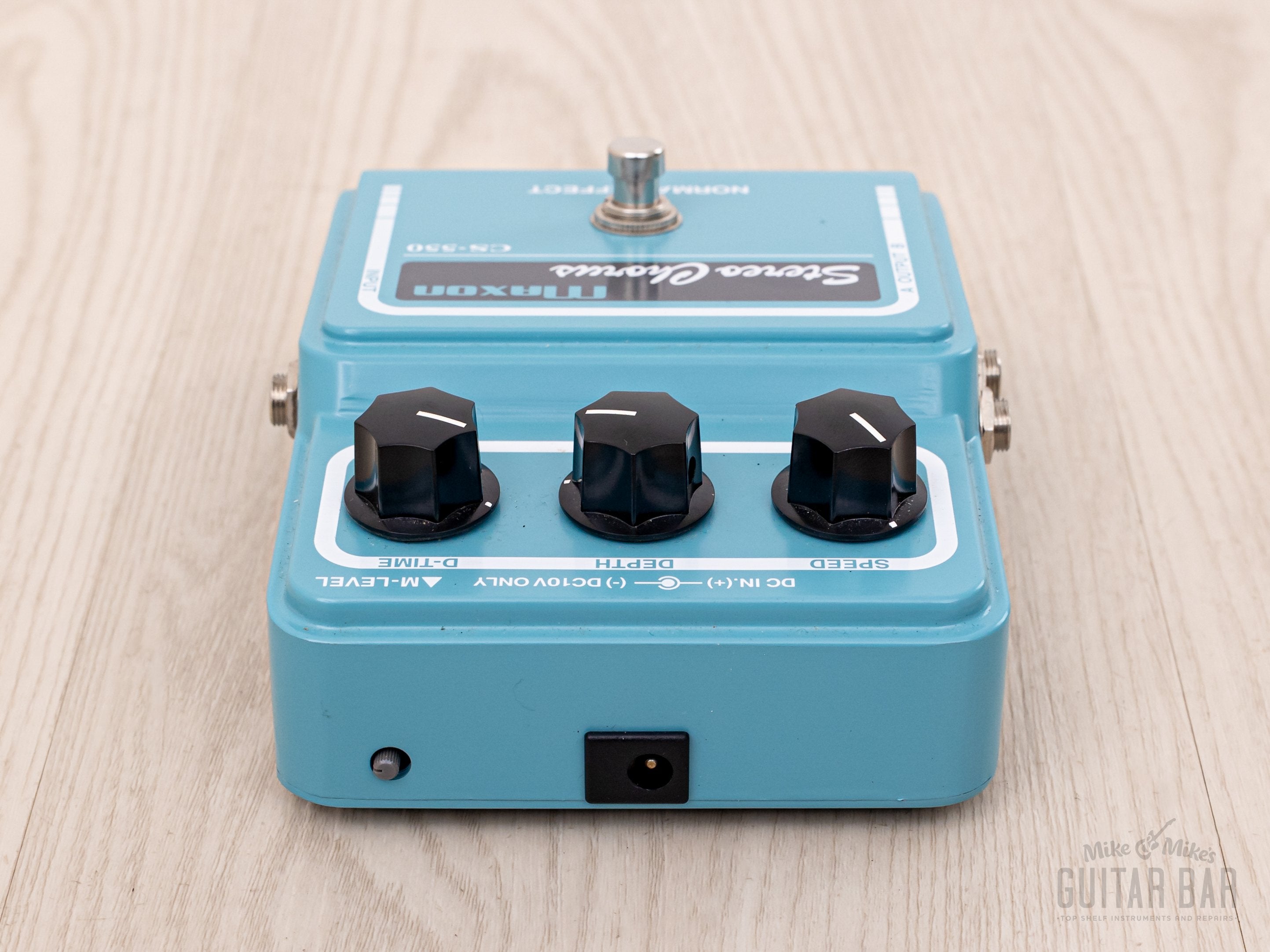 1995 Maxon CS-550 Stereo Chorus Guitar Effects Pedal Japan, MN3207 Bucket Brigade w/ Box & Power Supply