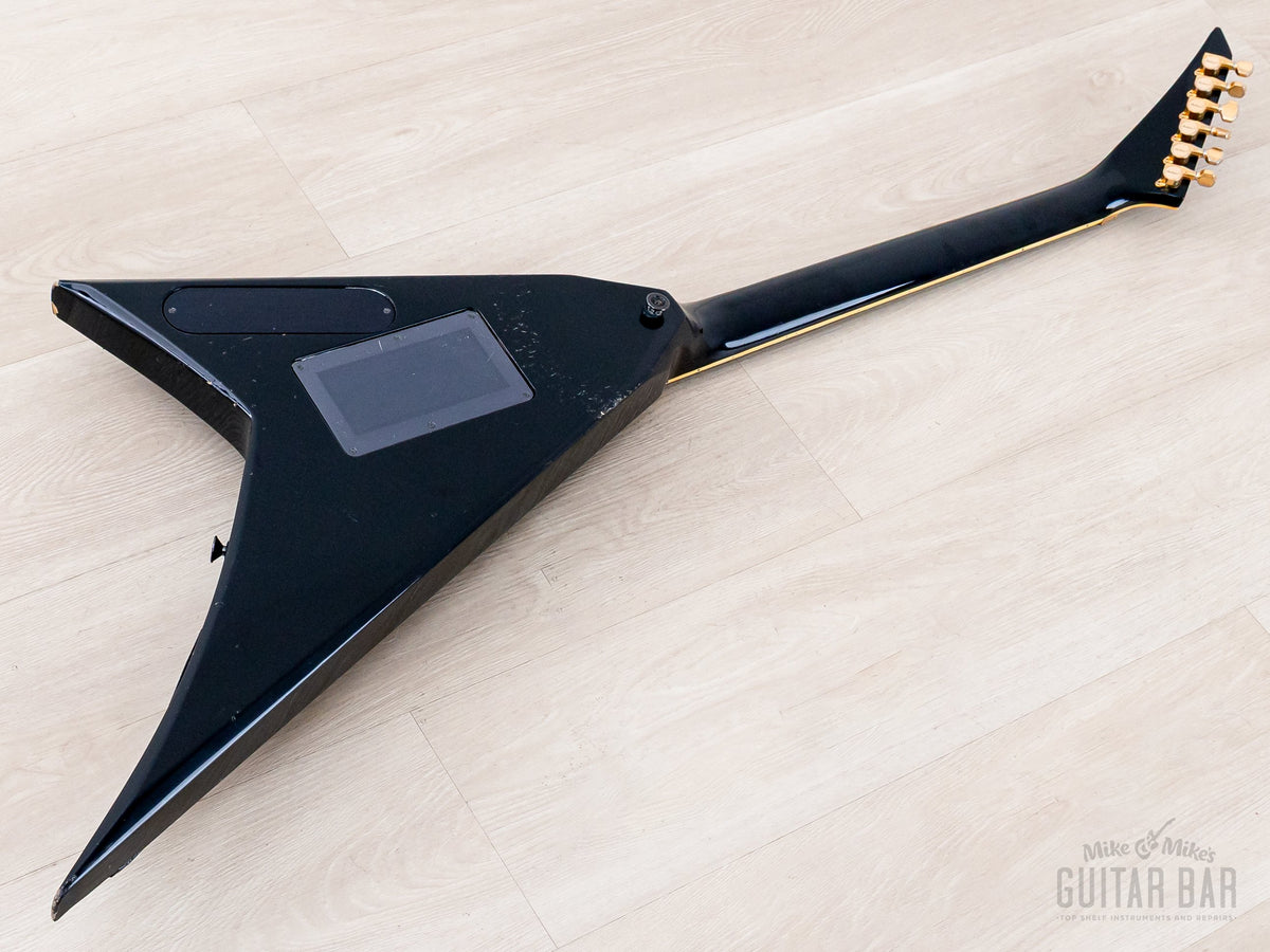 1991 Grover Jackson Dan Spitz Rhoads V back body and neck view
