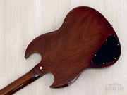 1973 Gibson SG Standard Walnut - back of body close-up