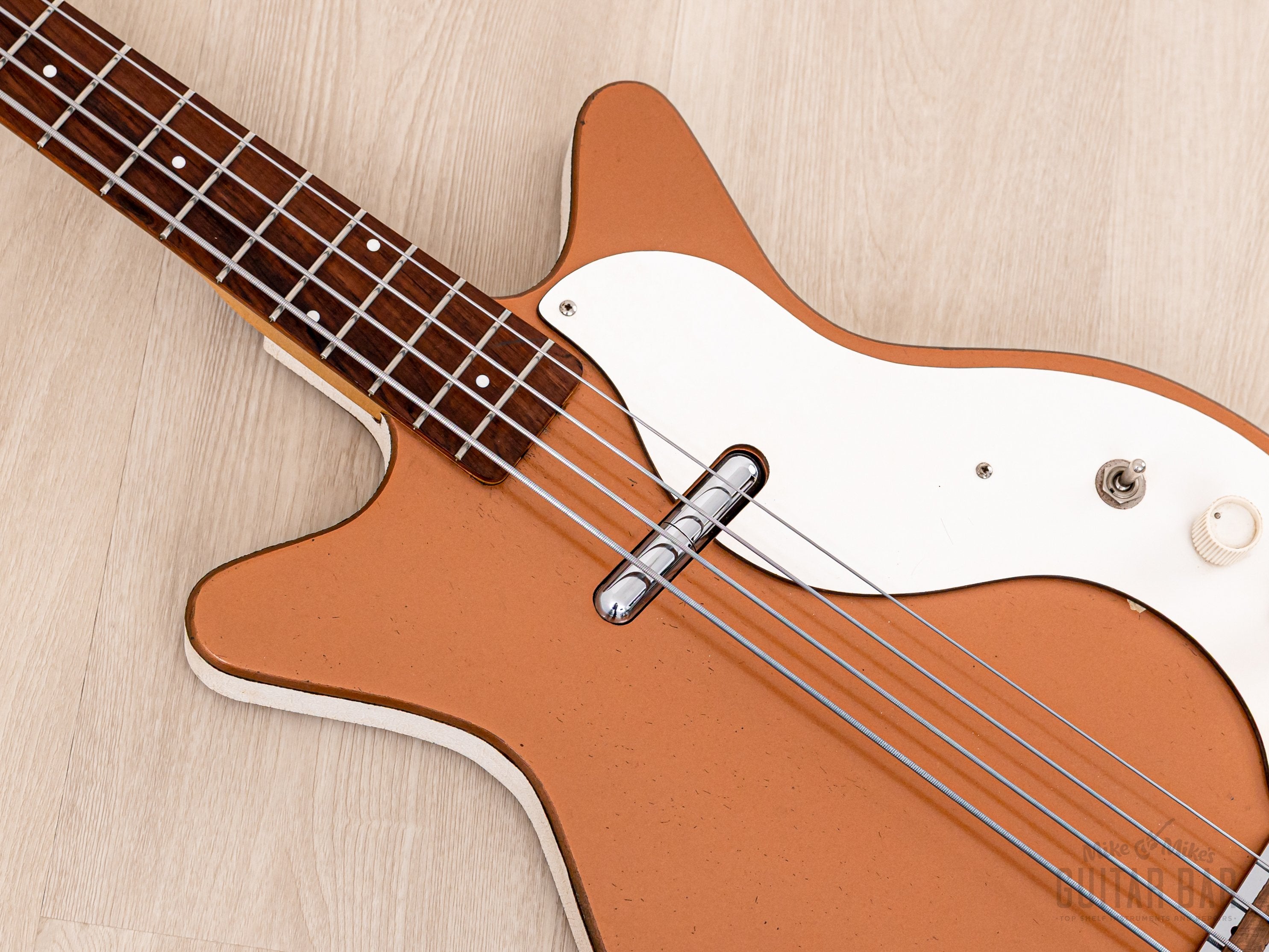 1960s Danelectro 3412 Shorthorn Vintage Short Scale Bass Copper, 100% Original