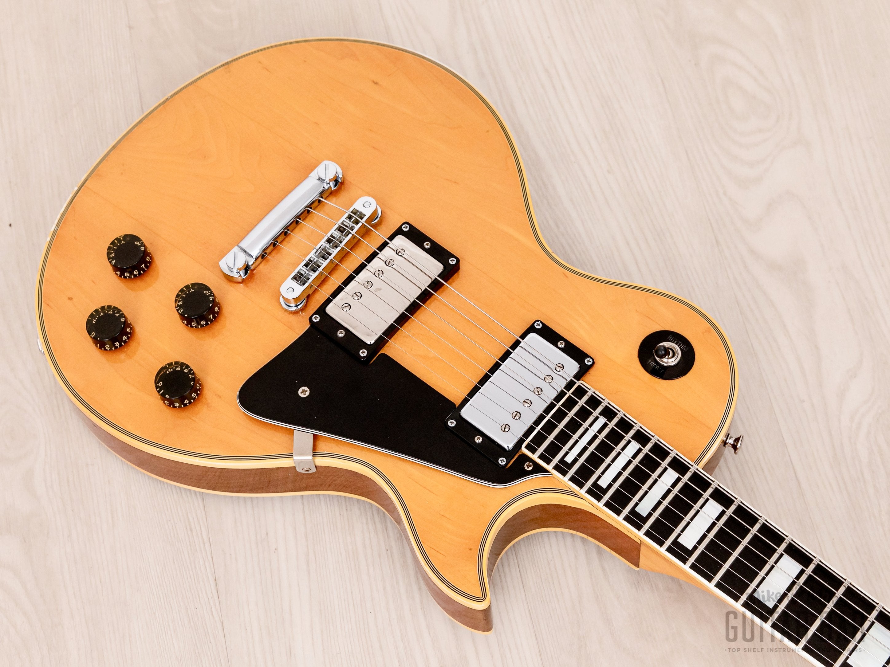 1979 Gibson Les Paul Custom Vintage Guitar Natural w/ Lollar Pickups, Hangtag & Case