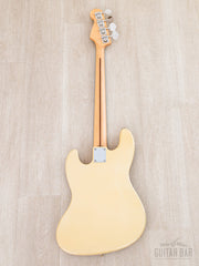 2011 Fender Aerodyne Jazz Bass PJ Vintage White, full back