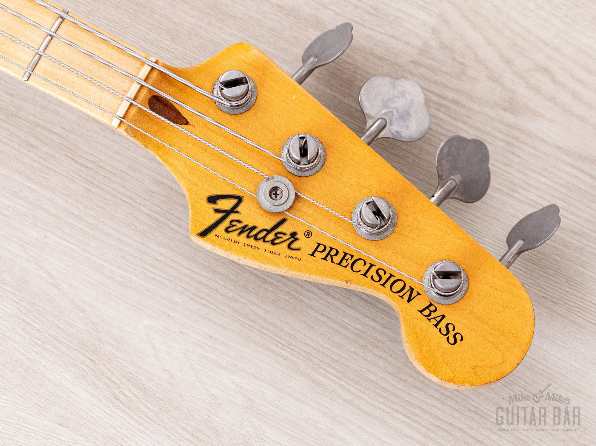 1973 Fender Precision Bass Sunburst Vintage Bass, Lightweight w/ 