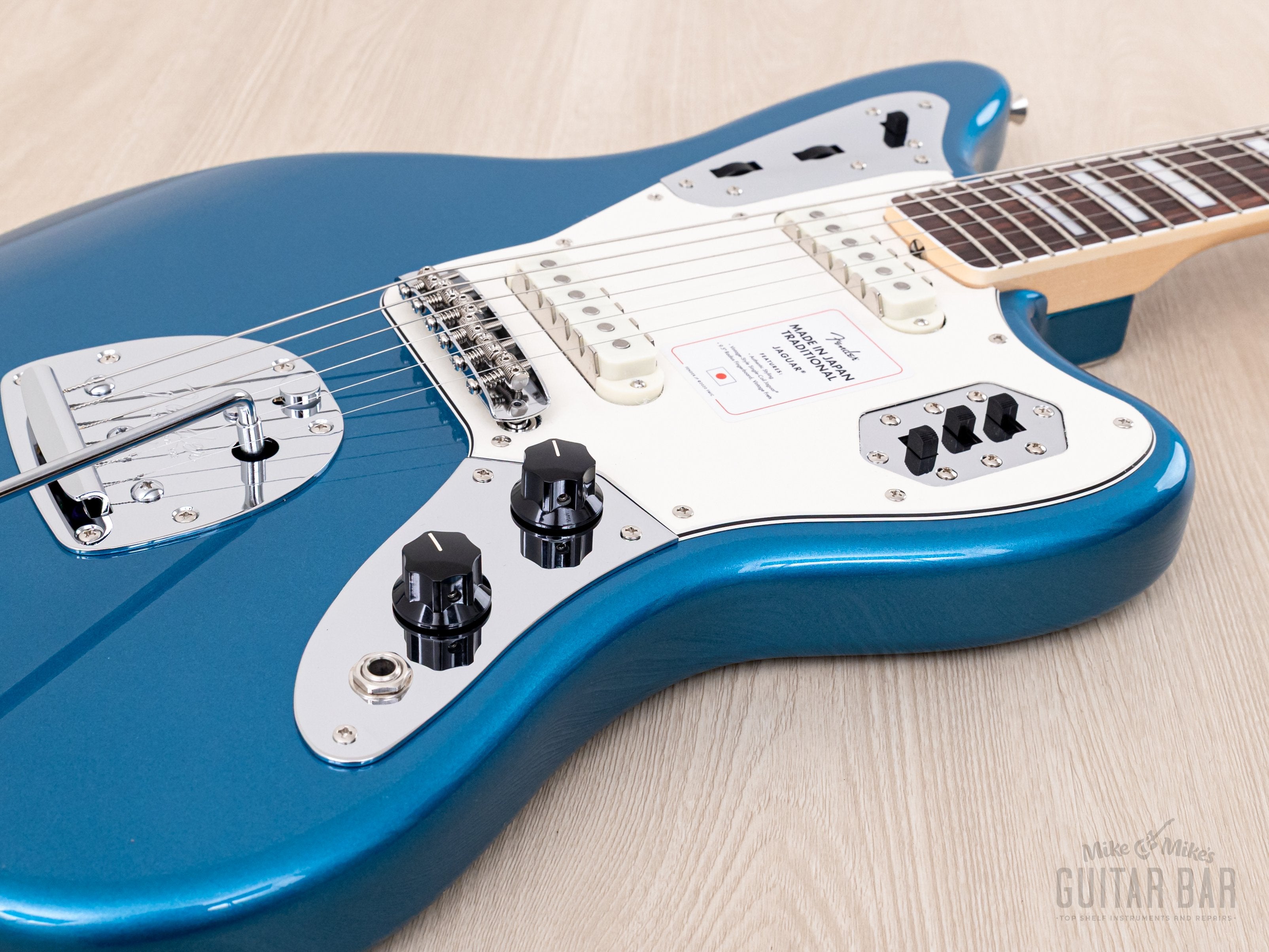 2025 Fender Traditional II Late ‘60s Jaguar Lake Placid Blue + Headstock, Blocks & Binding, Japan MIJ