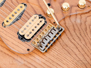 1993 Levinson Blade RH-4 Limited Momose Custom humbucker and Falcon tremolo close-up