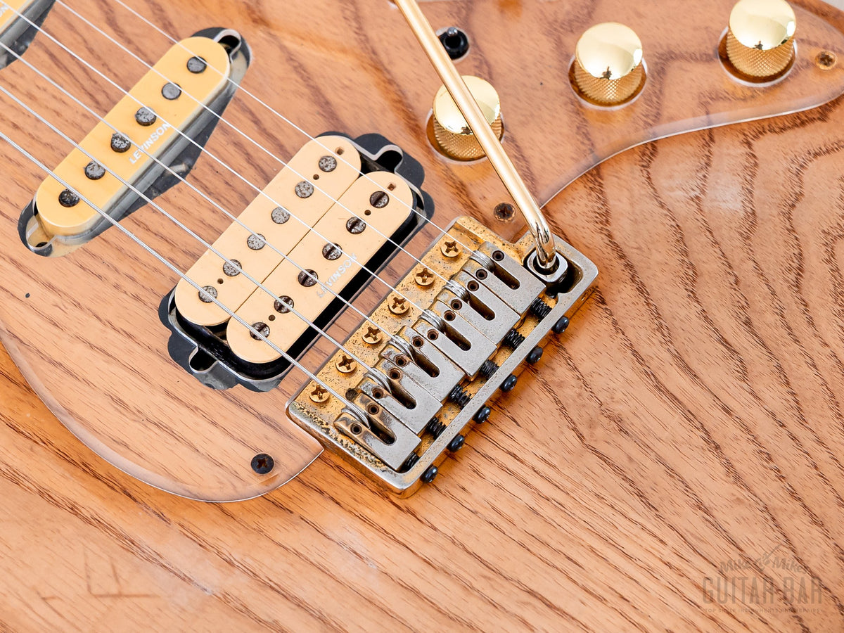 1993 Levinson Blade RH-4 Limited Momose Custom humbucker and Falcon tremolo close-up