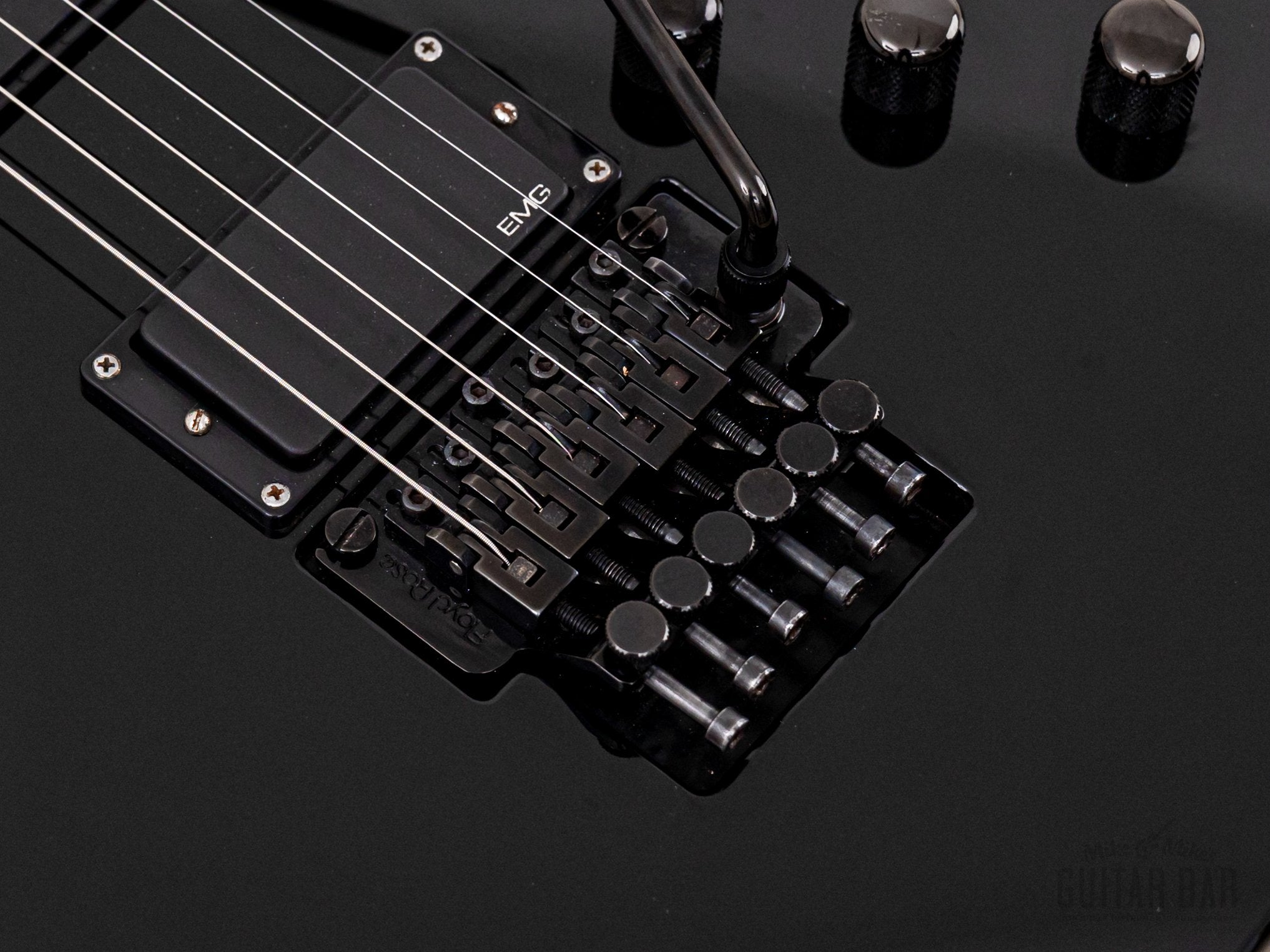 1997 ESP KH-2 Kirk Hammett Signature Black w/ EMG, Case