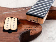 Neck removed showing pickup and neck pocket