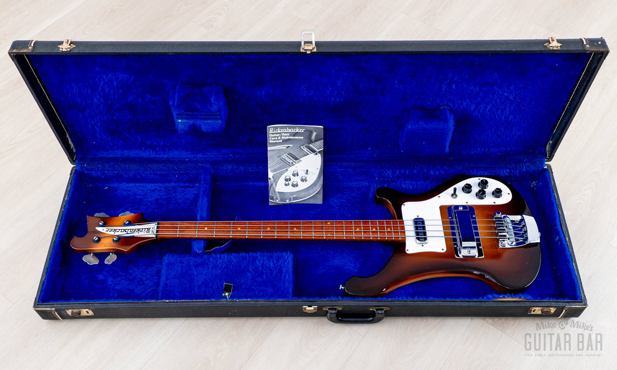 1981 Rickenbacker 4001 bass open case