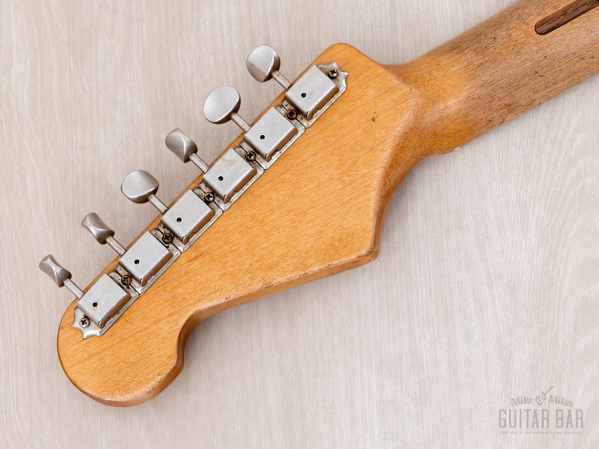 2018 Danocaster S-style '56 Sunburst Relic, headstock back