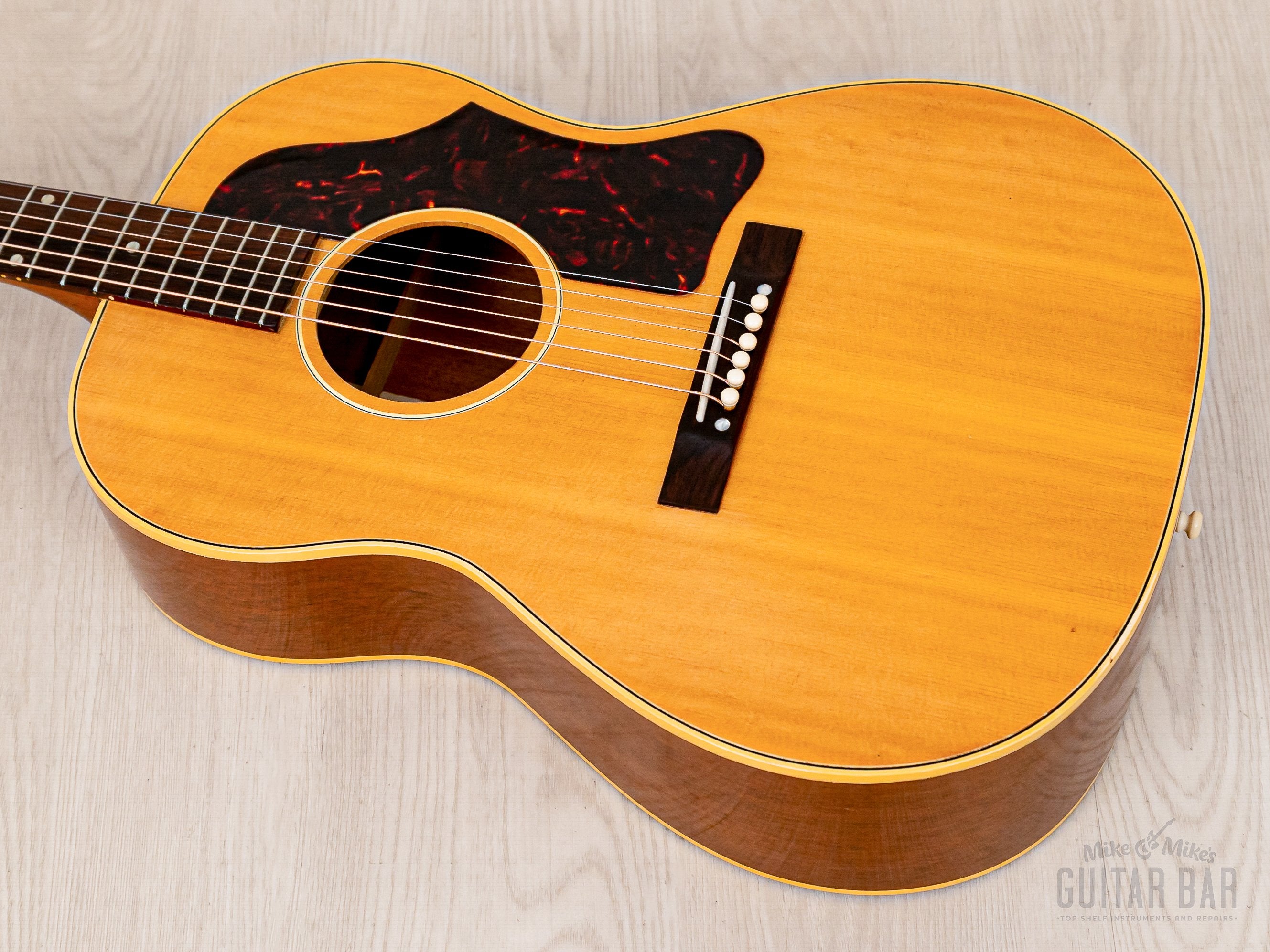 1957 Gibson LG-3 Vintage Acoustic Guitar X-Braced Natural, Collector-Grade w/ Case, LG-2