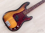1971 Fender Precision Bass Sunburst, body front angle