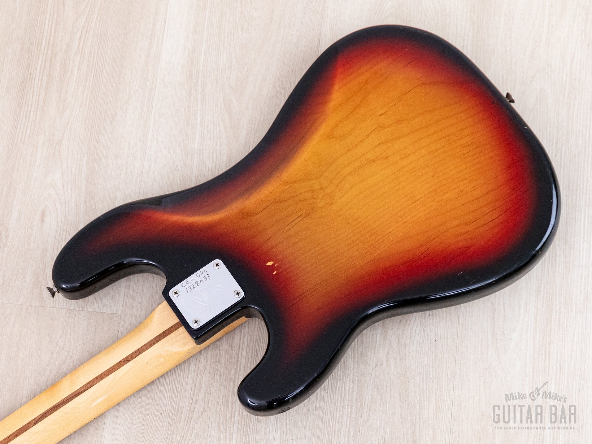 1973 Fender Precision Bass Sunburst Vintage Bass, Lightweight w/ 