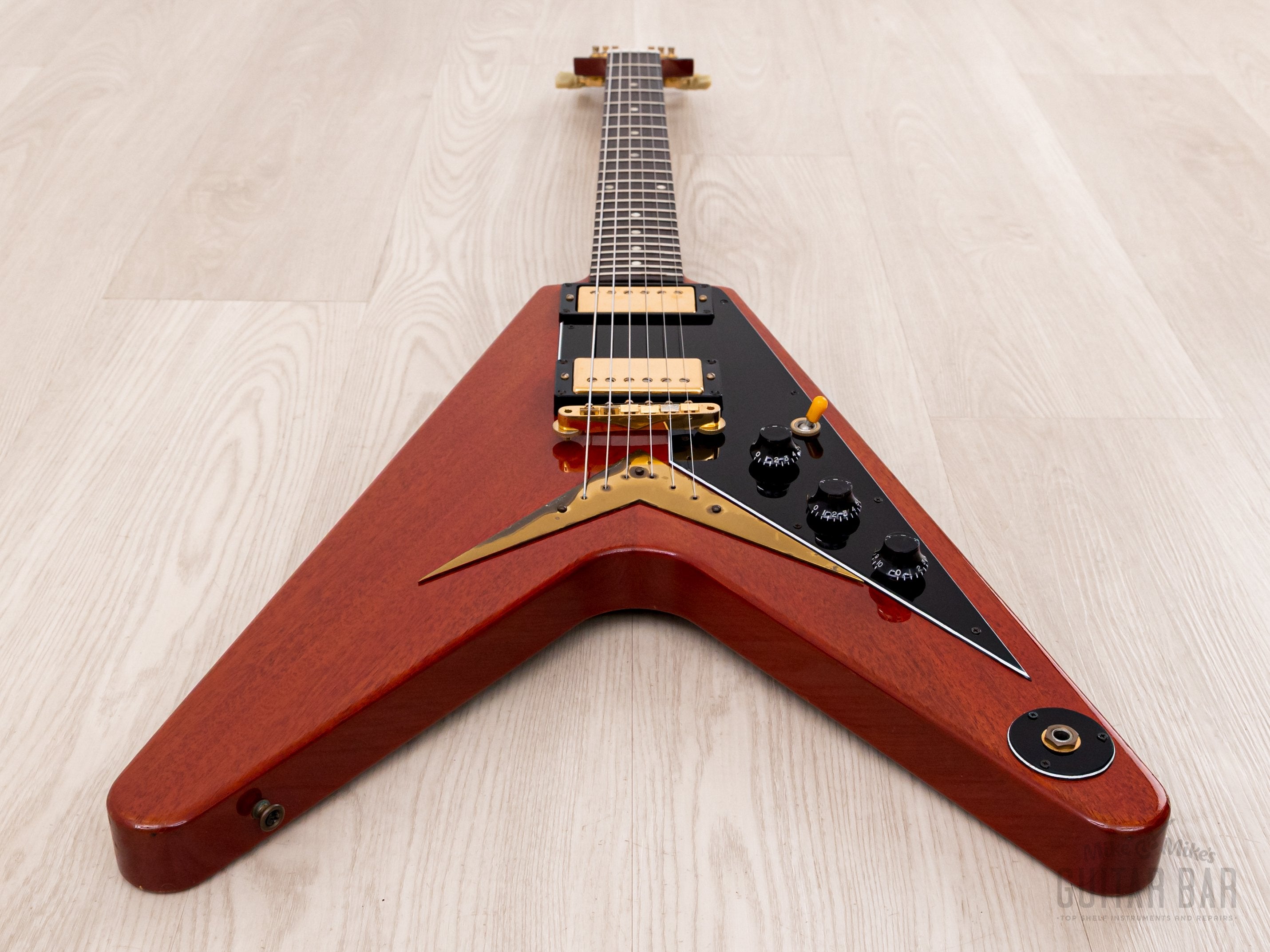 2008 Gibson Custom Shop Historic 1958 Flying V Mahogany VOS (Cherry) w/ 57 Classic PAFs, COA, Hangtags & Case