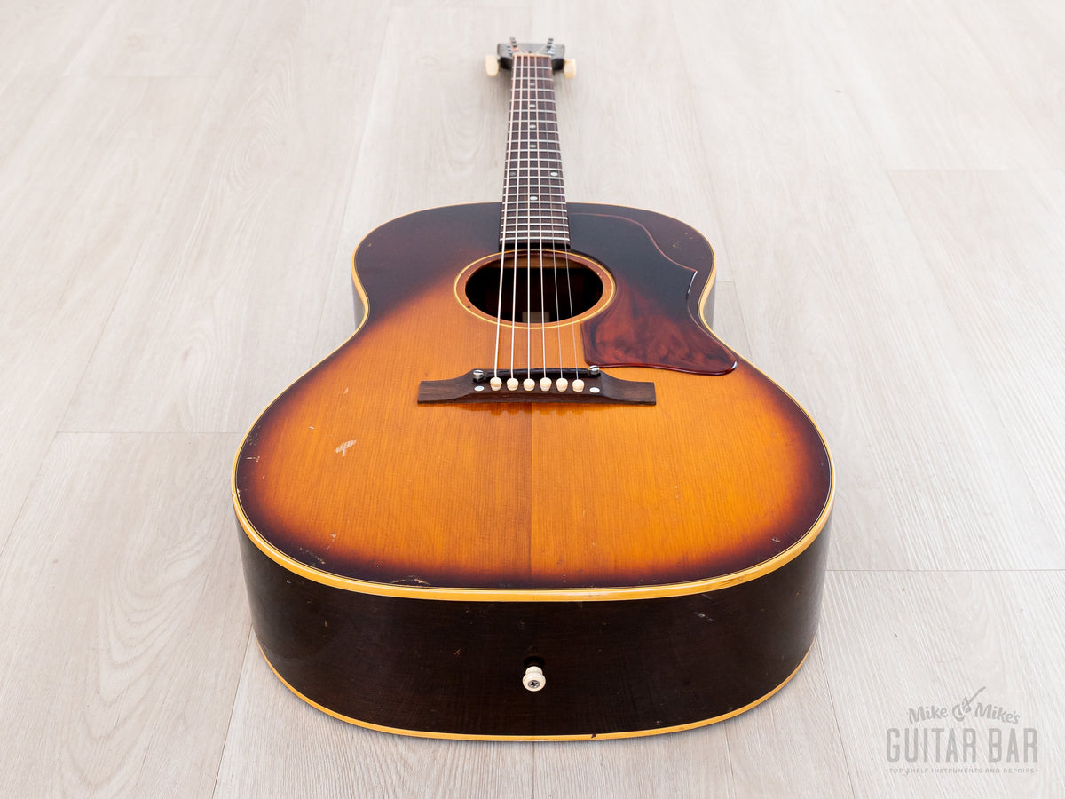 1967 Gibson B-25 end view with strap button