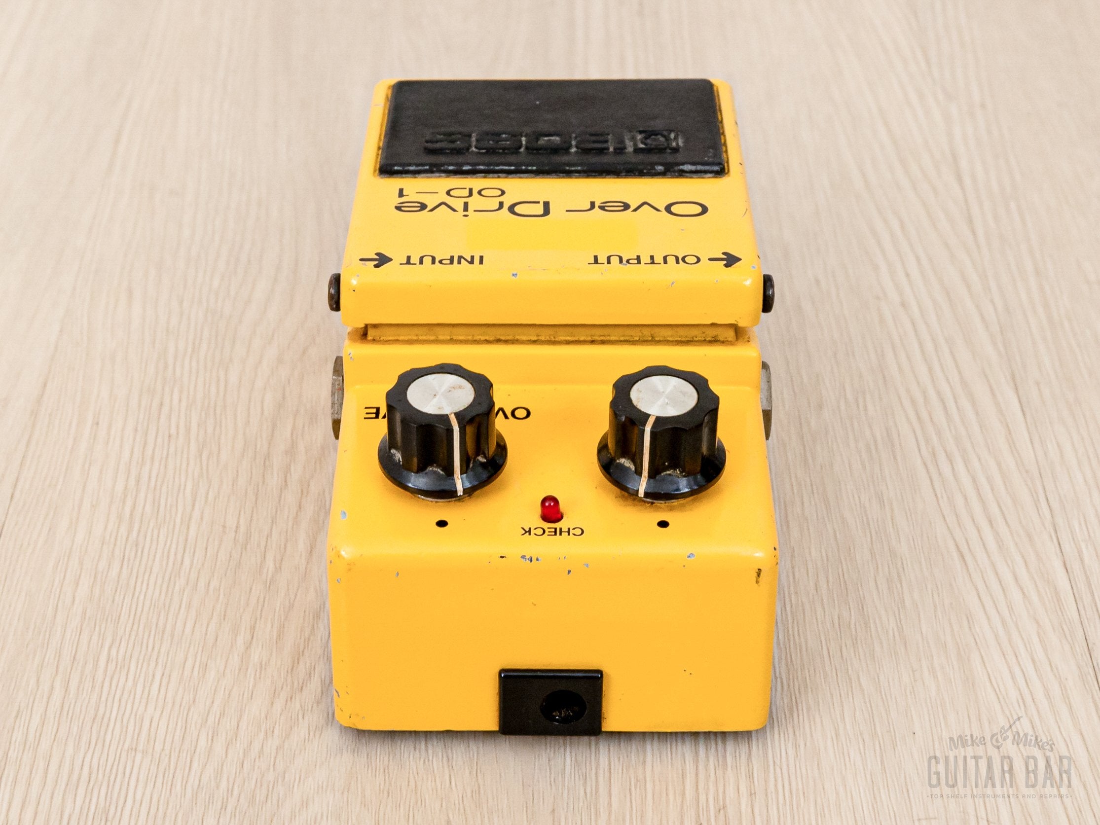 1980 Boss OD-1 Overdrive Long Dash Vintage Effects Pedal, Black Label