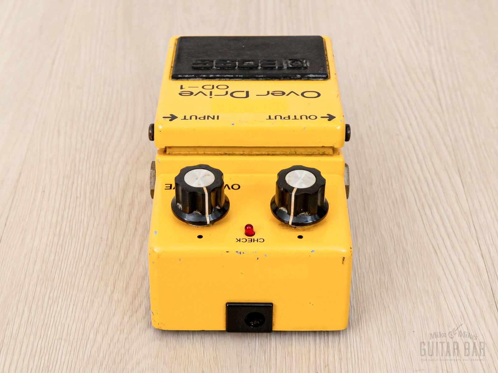 1980 Boss OD-1 Overdrive Long Dash Vintage Effects Pedal, Black Label Japan 4558D