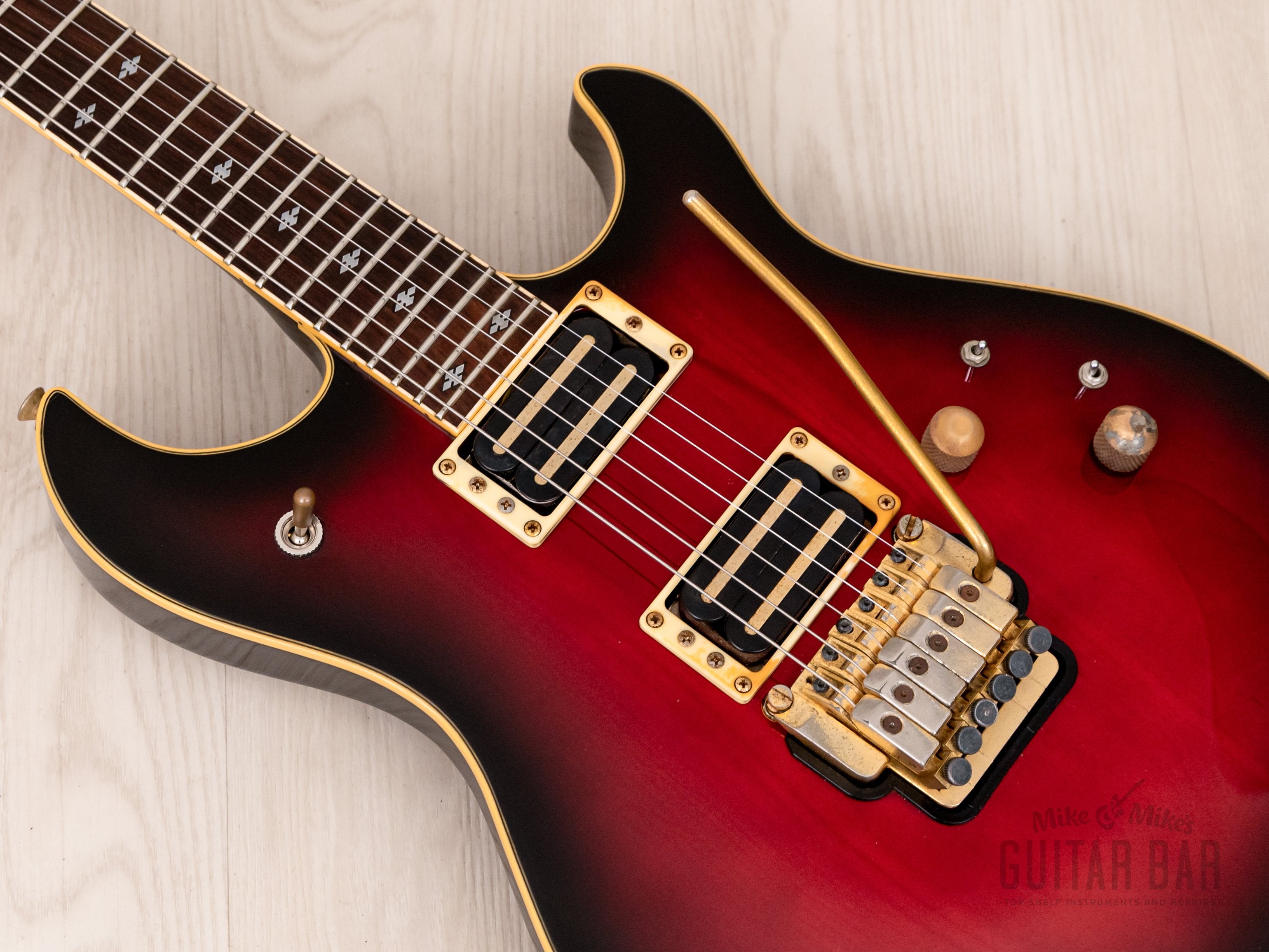 1986 Yamaha SFX-1 Super Flight Wine Red Sunburst w/ Hangtags, Kyoji Yamamoto Bow Wow
